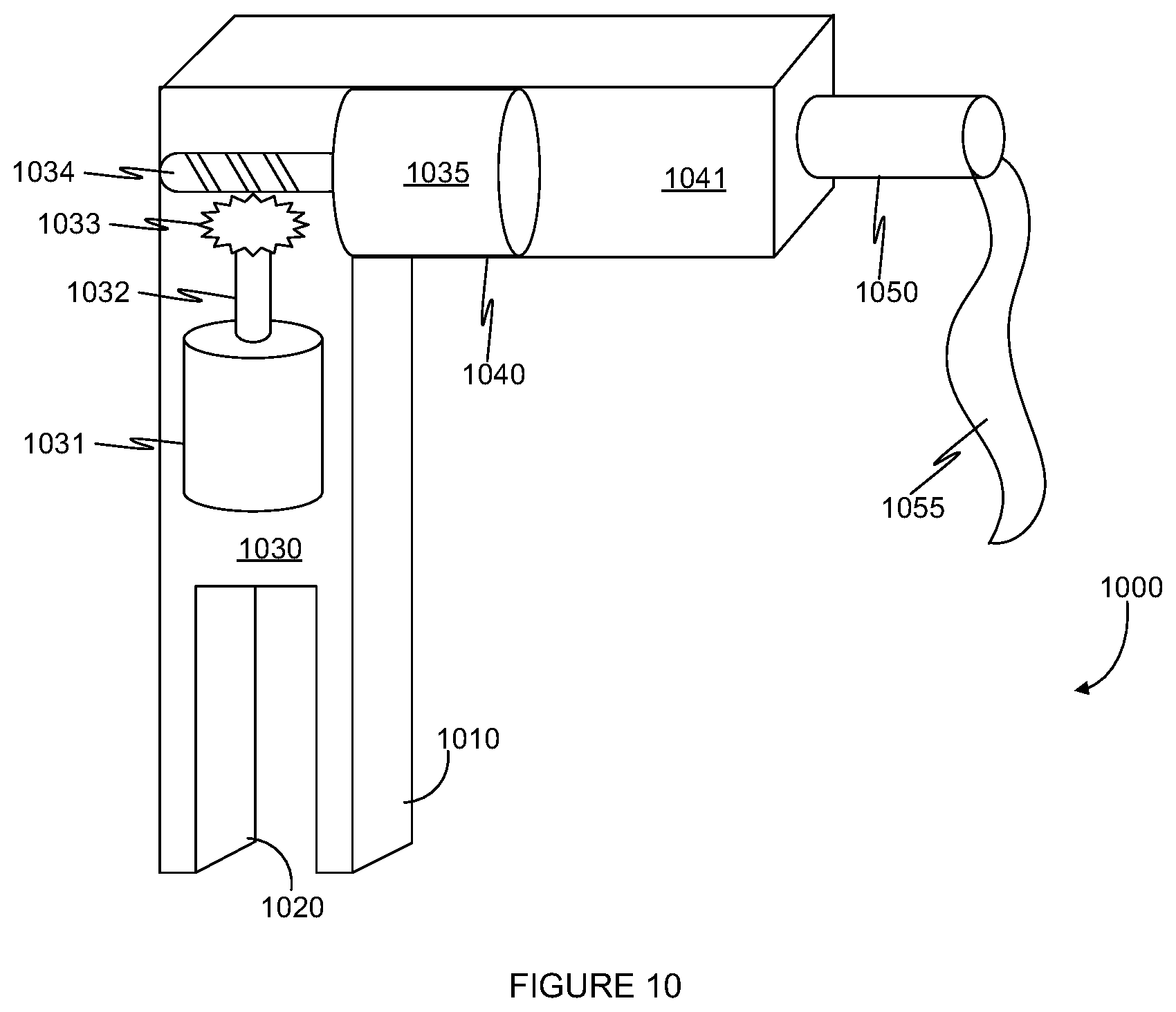 Patent US12376948 Figure 12 – Ultrasonic cleaning device