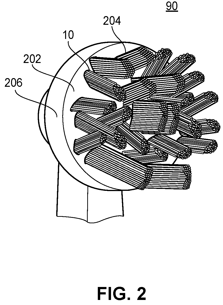 Patent US12376949 Figure 2 – Bristle driven pulsation