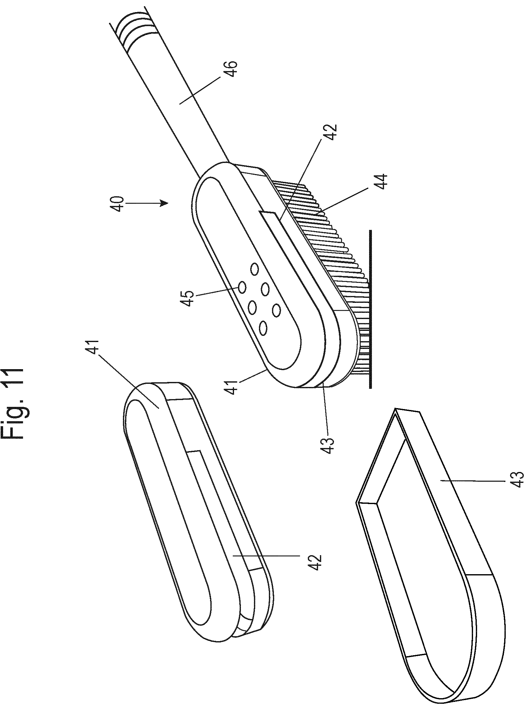 Patent US12376950 Figure 7 – Brush head, toothbrush, analysis system and method for the operation thereof