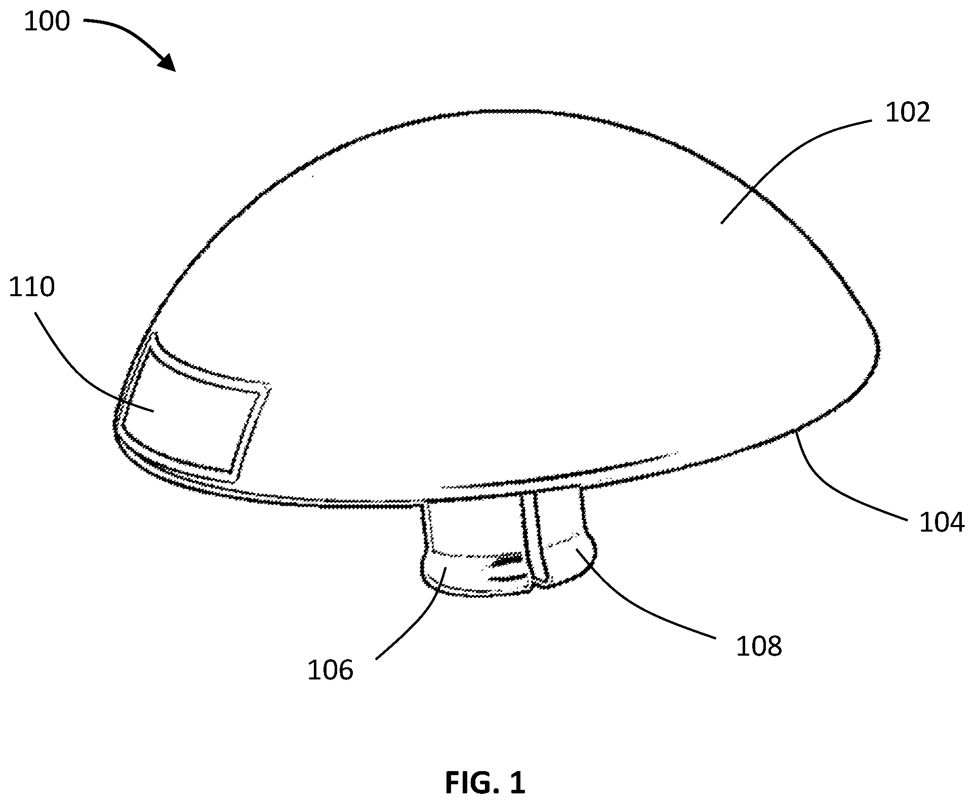 Patent US12376965 Figure 1 – Shoulder trial with flexure