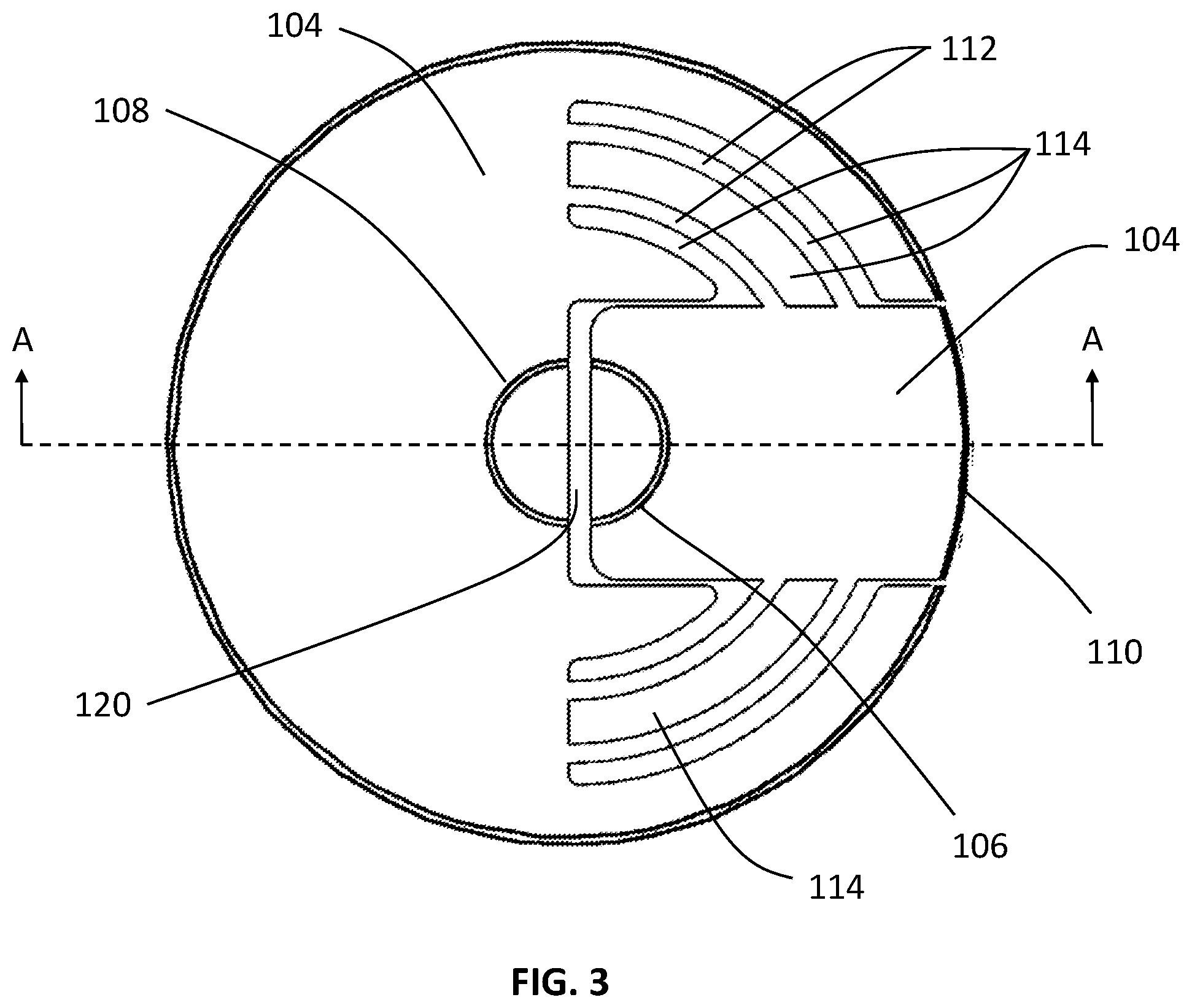 Patent US12376965 Figure 3 – Shoulder trial with flexure