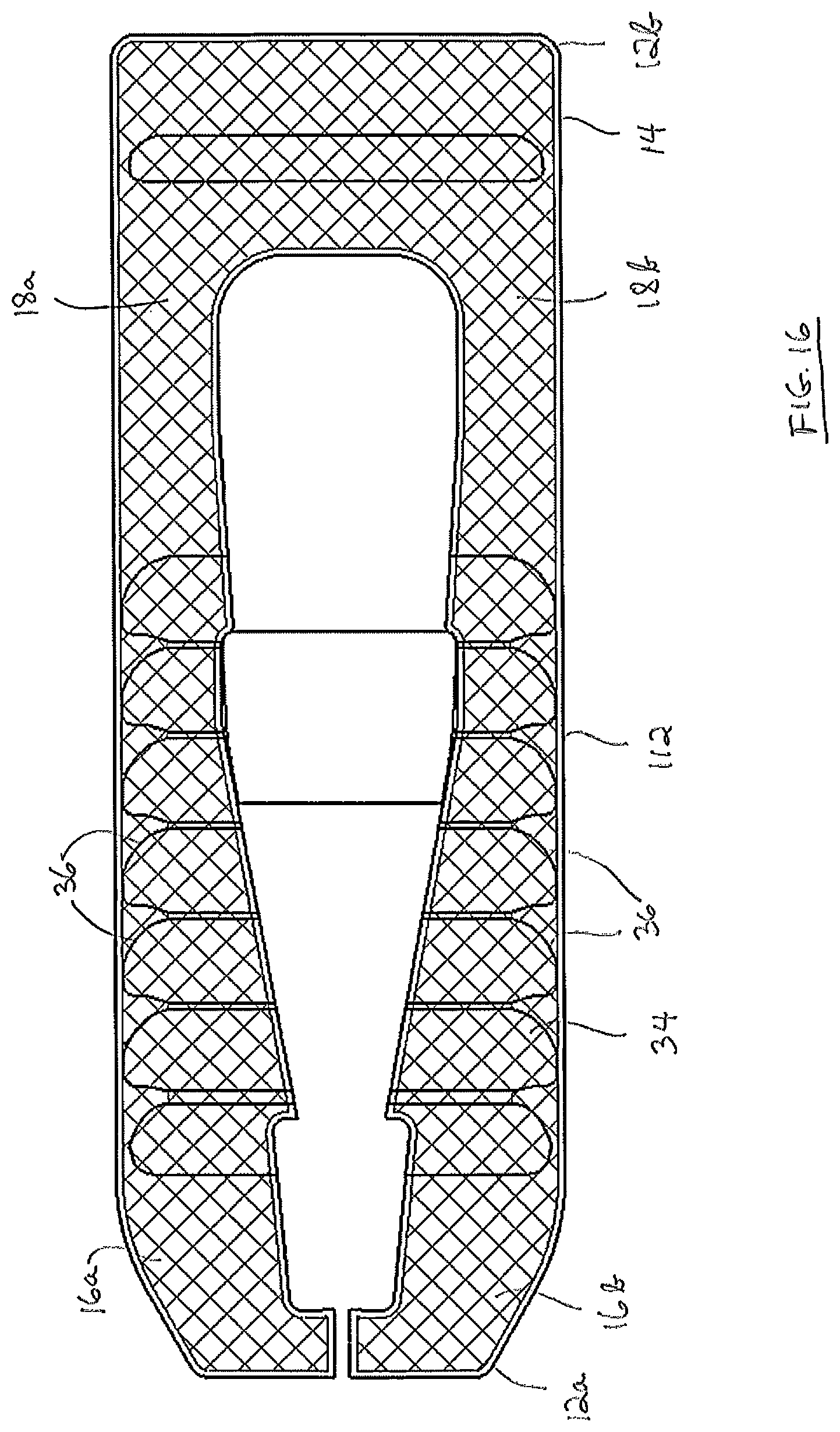 Patent US12376969 Figure 16 – Interbody fusion device comprising textured surfaces