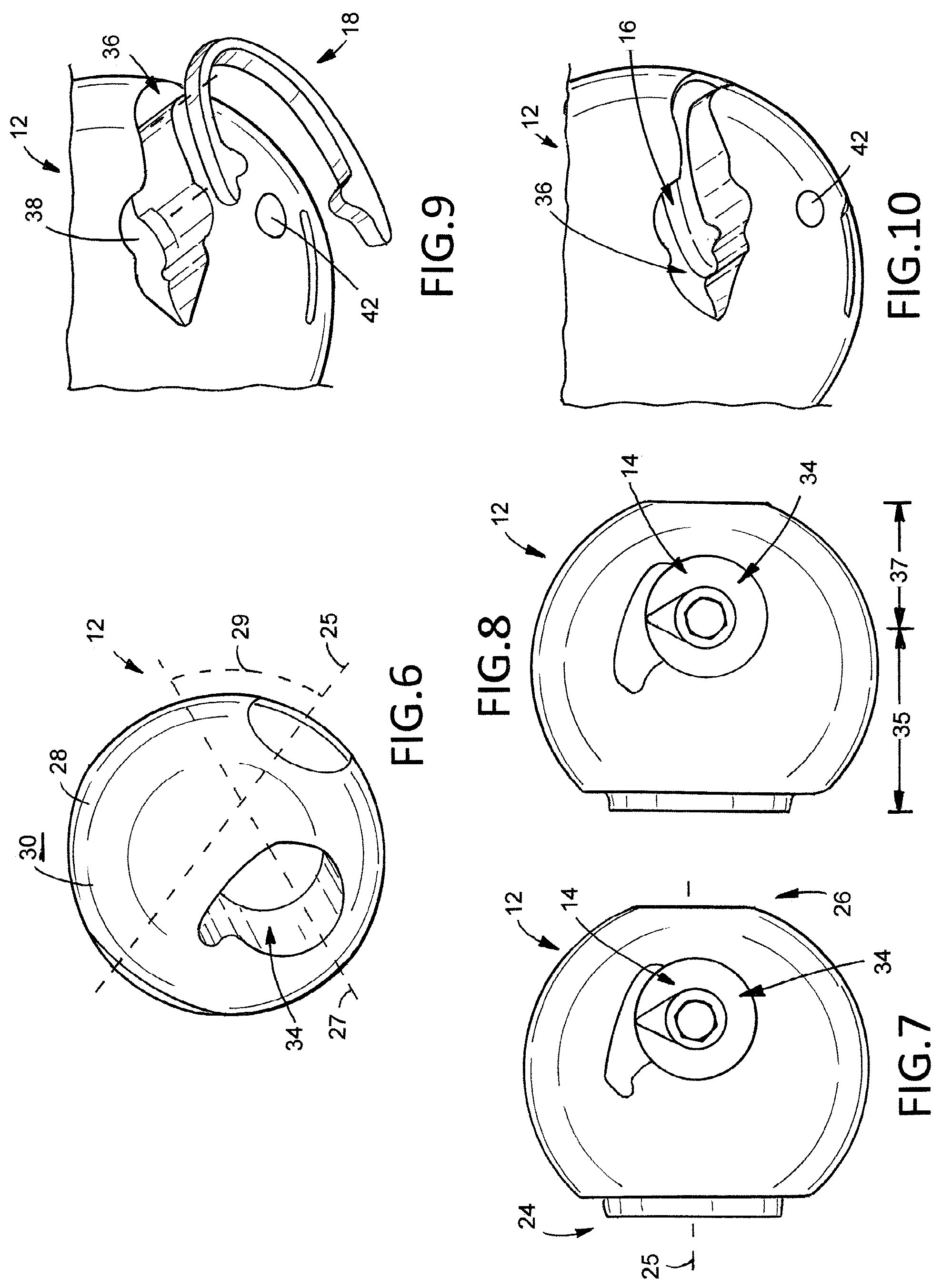 Patent US12376974 Figure 4 – Hip arthroplasty trial systems and associated medical devices, methods, and kits