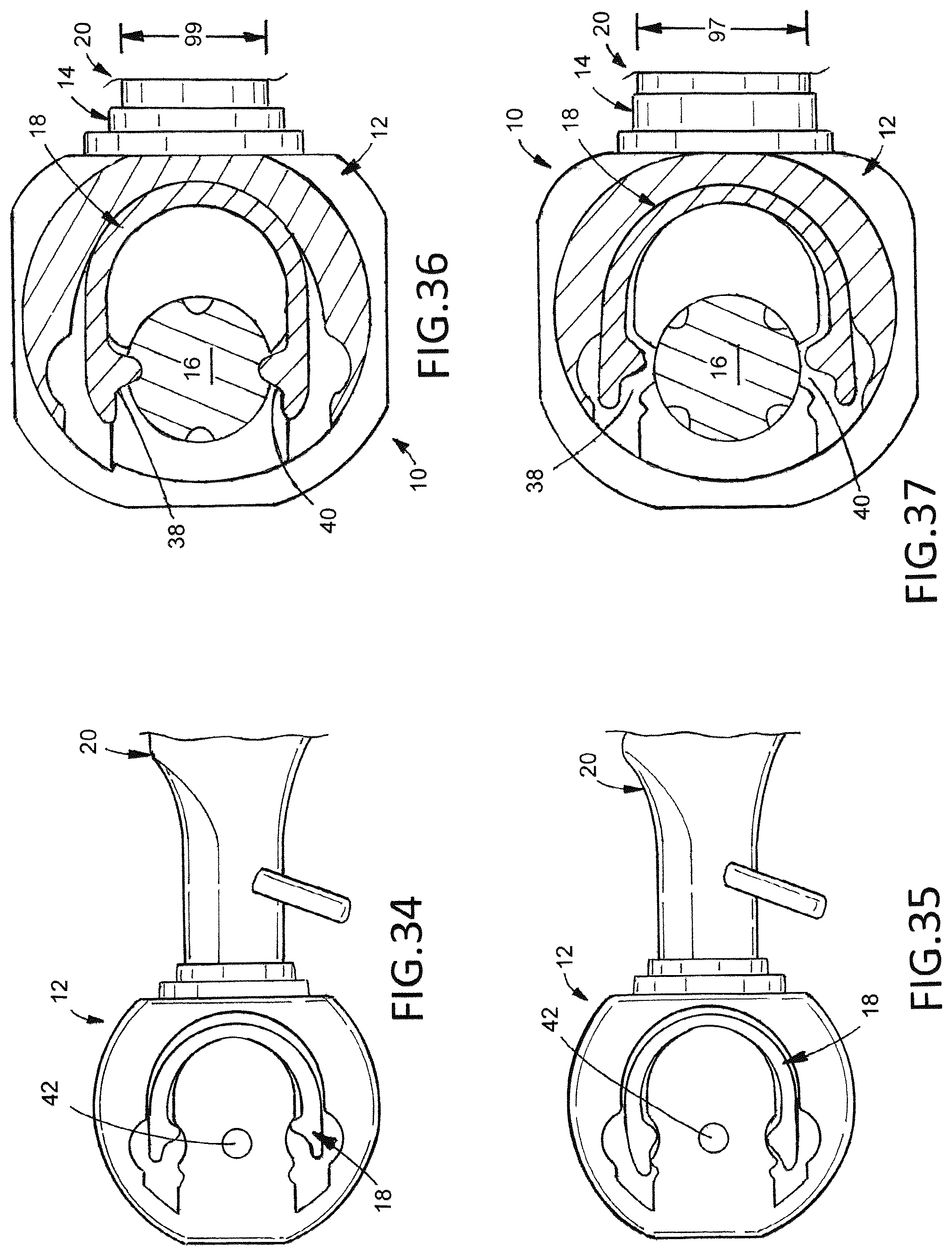 Patent US12376974 Figure 12 – Hip arthroplasty trial systems and associated medical devices, methods, and kits