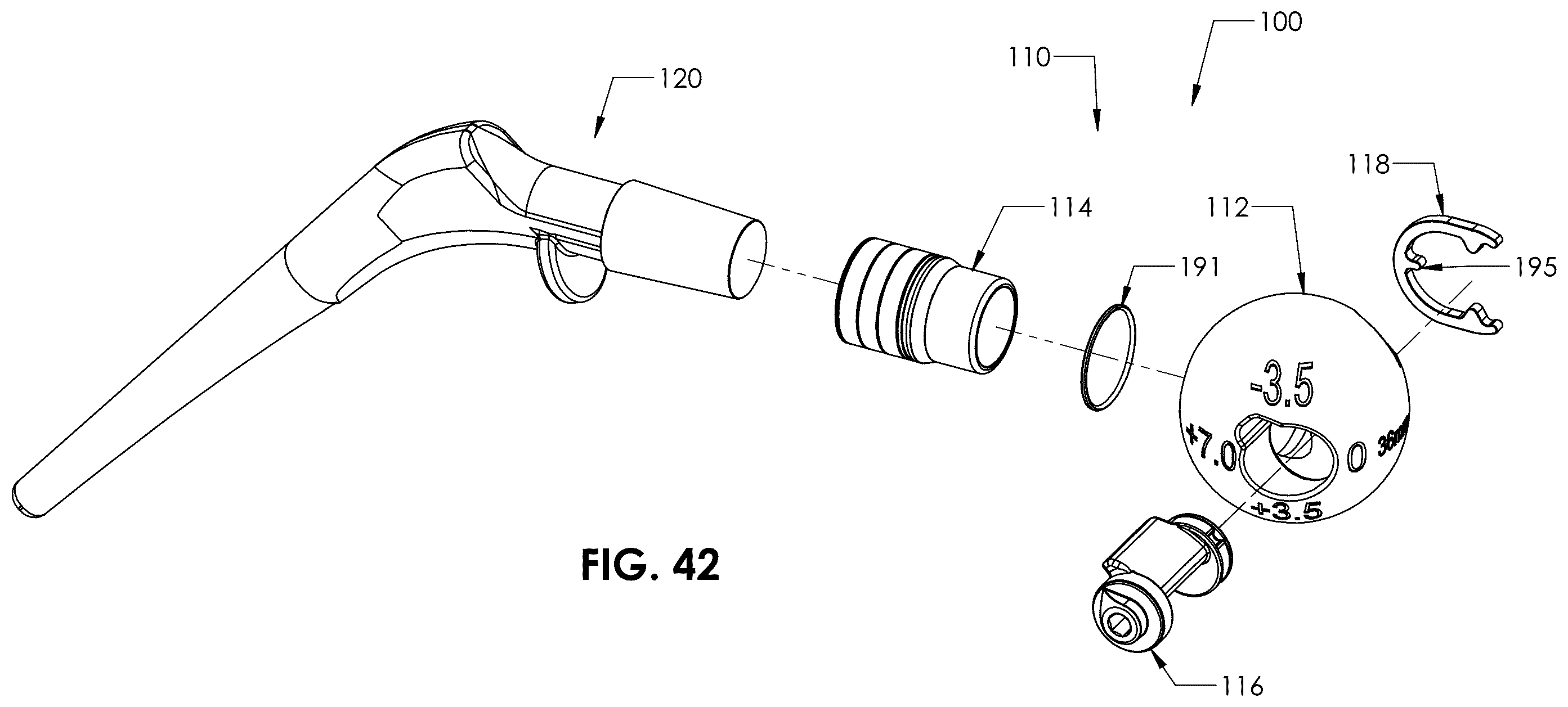 Patent US12376974 Figure 16 – Hip arthroplasty trial systems and associated medical devices, methods, and kits