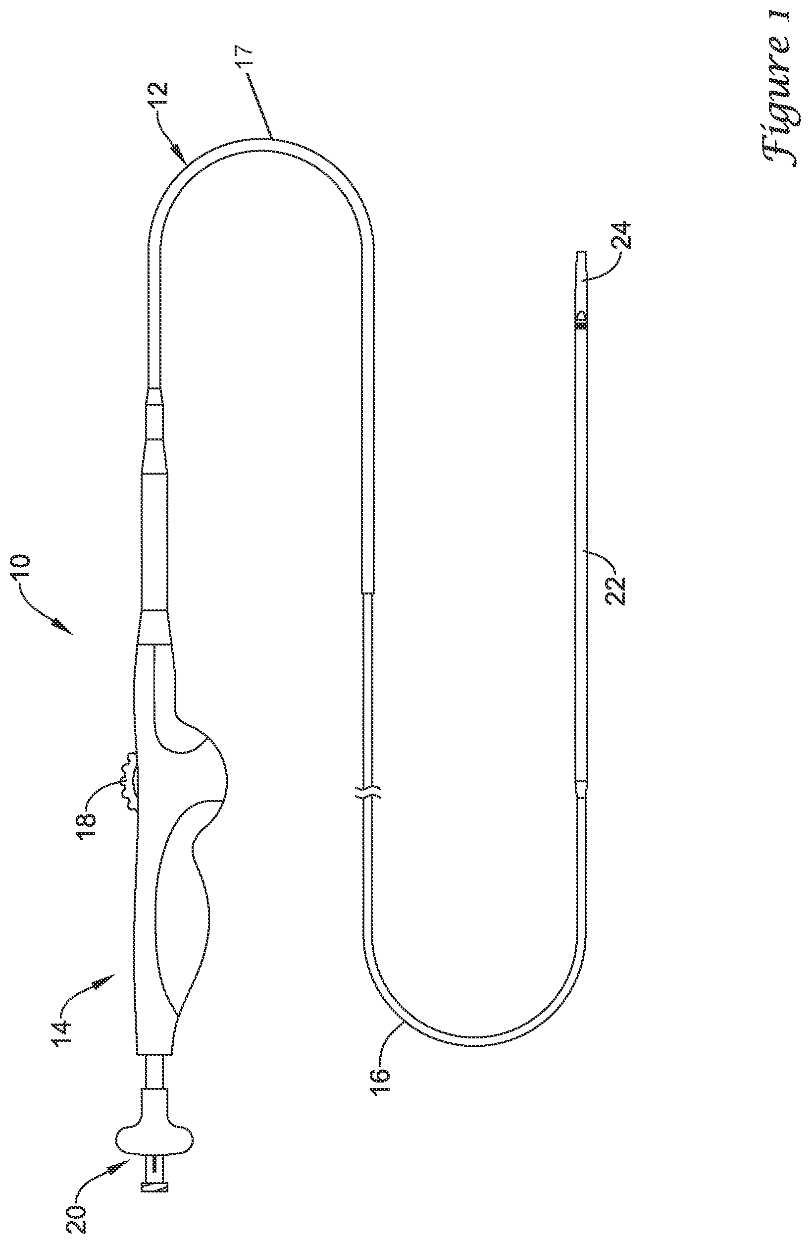 Patent US12376980 Figure 1 – Stent delivery systems with a reconstraining member
