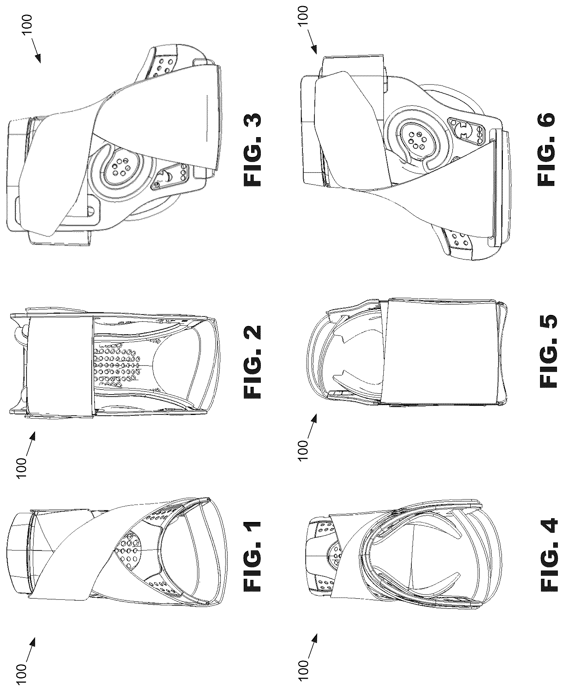 Patent US12376981 Figure 1 – Universal dynamic athletic ankle brace and add-on interior stirrup support system