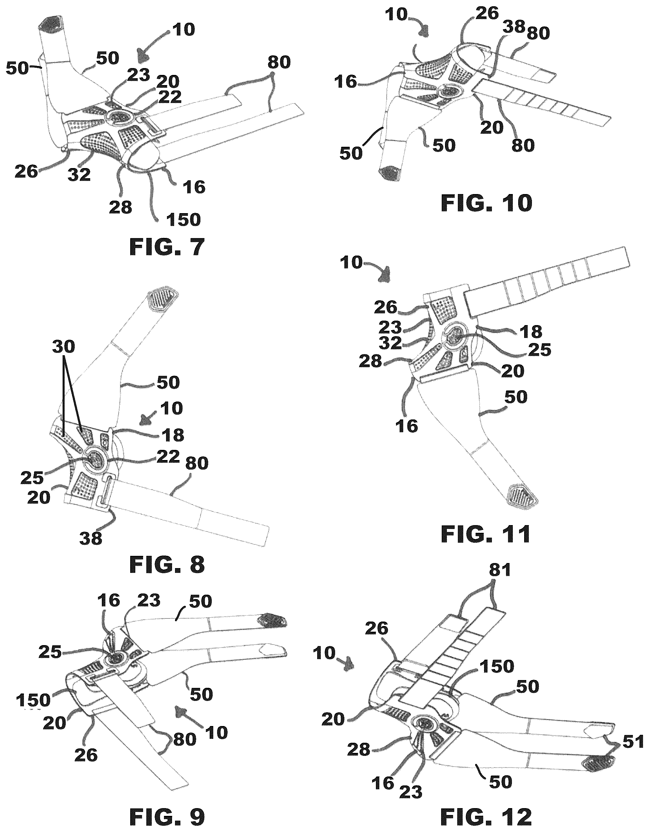 Patent US12376981 Figure 2 – Universal dynamic athletic ankle brace and add-on interior stirrup support system