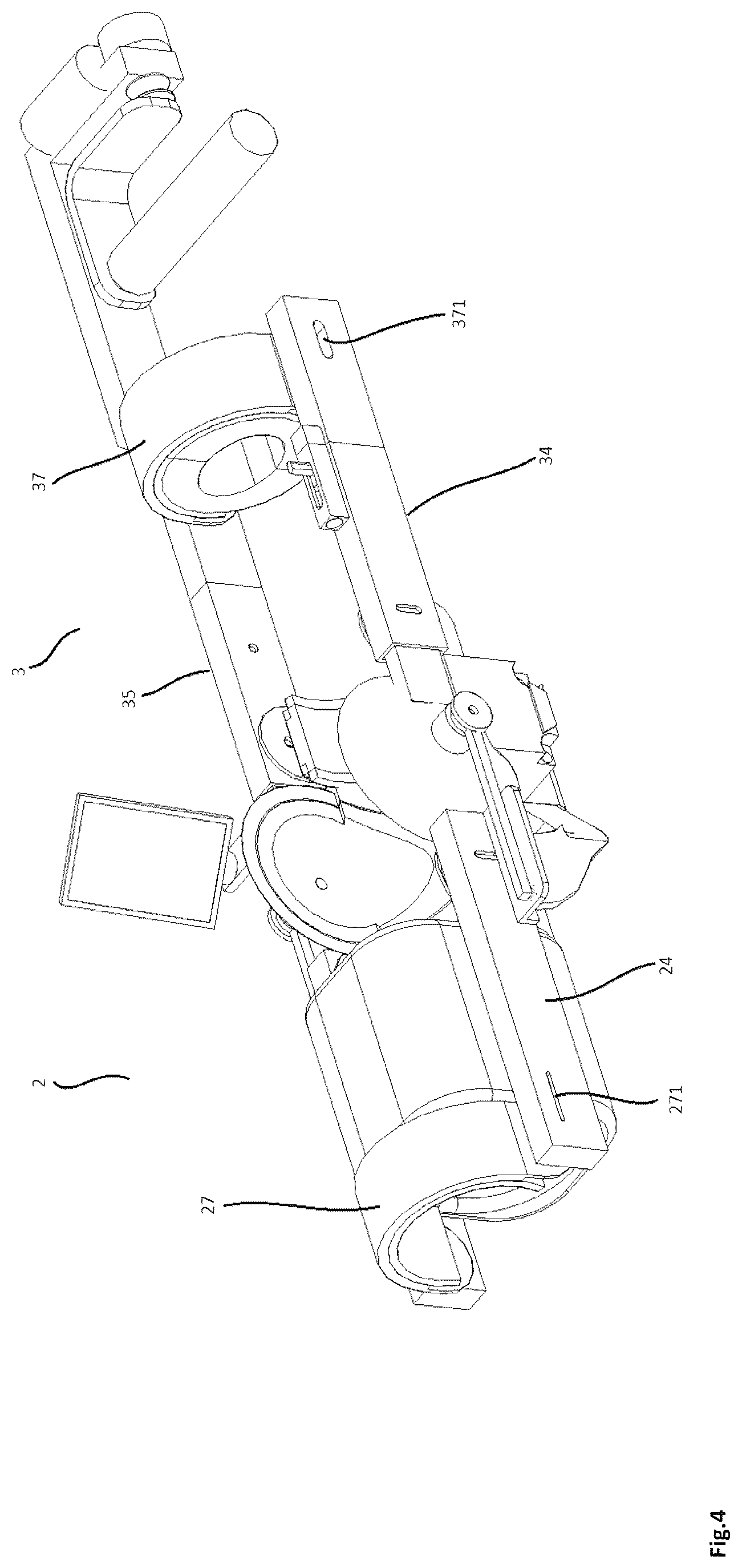 Patent US12376982 Figure 2 – Spherical joint mobilization brace