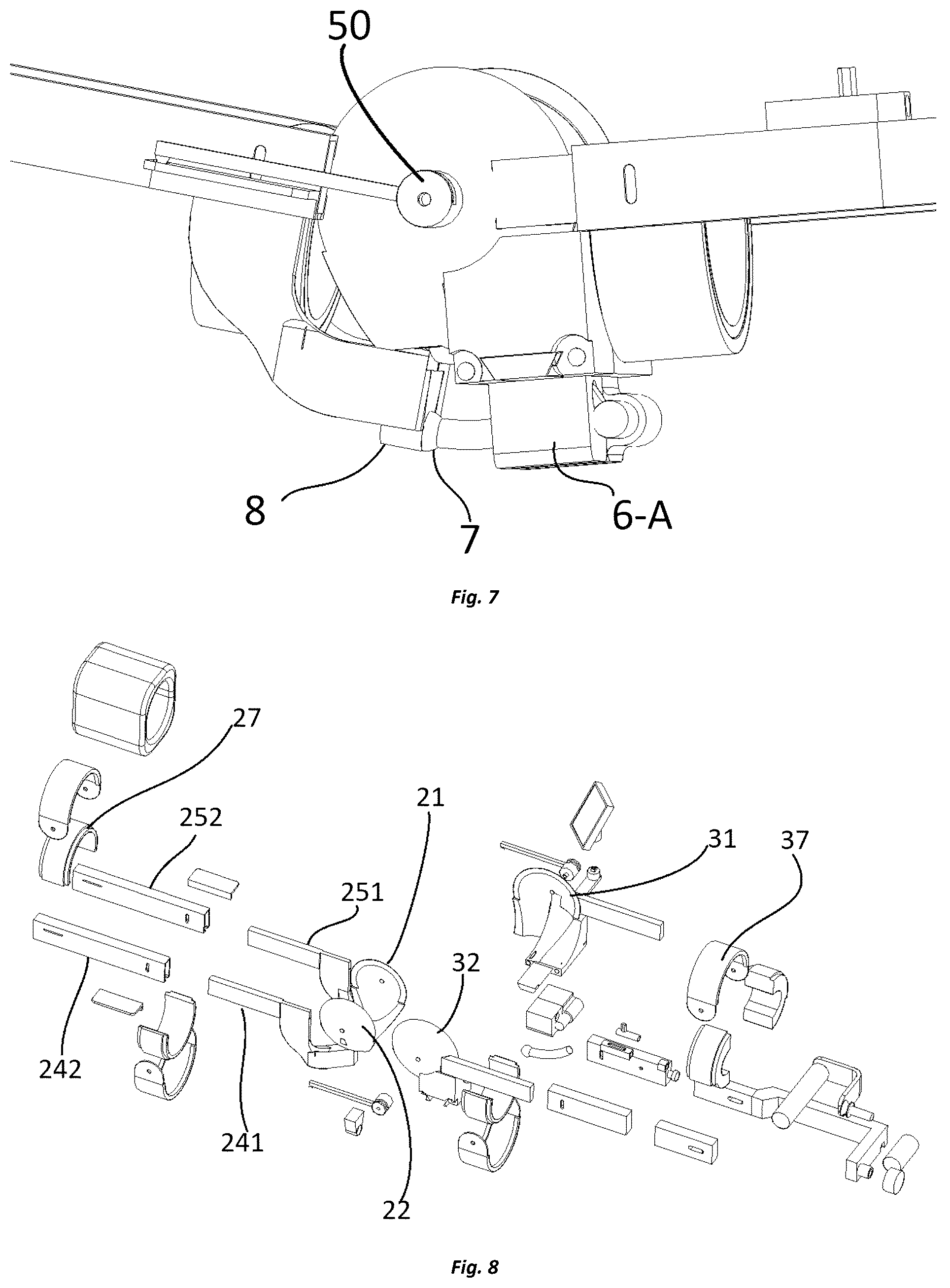 Patent US12376982 Figure 4 – Spherical joint mobilization brace