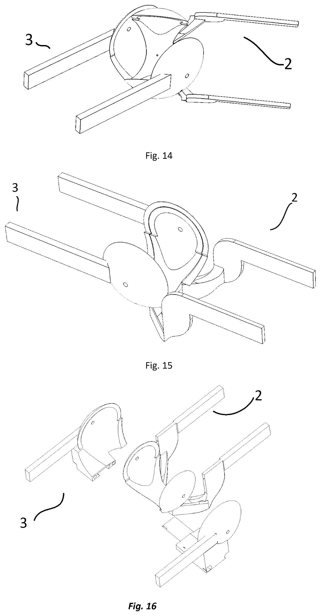 Patent US12376982 Figure 7 – Spherical joint mobilization brace