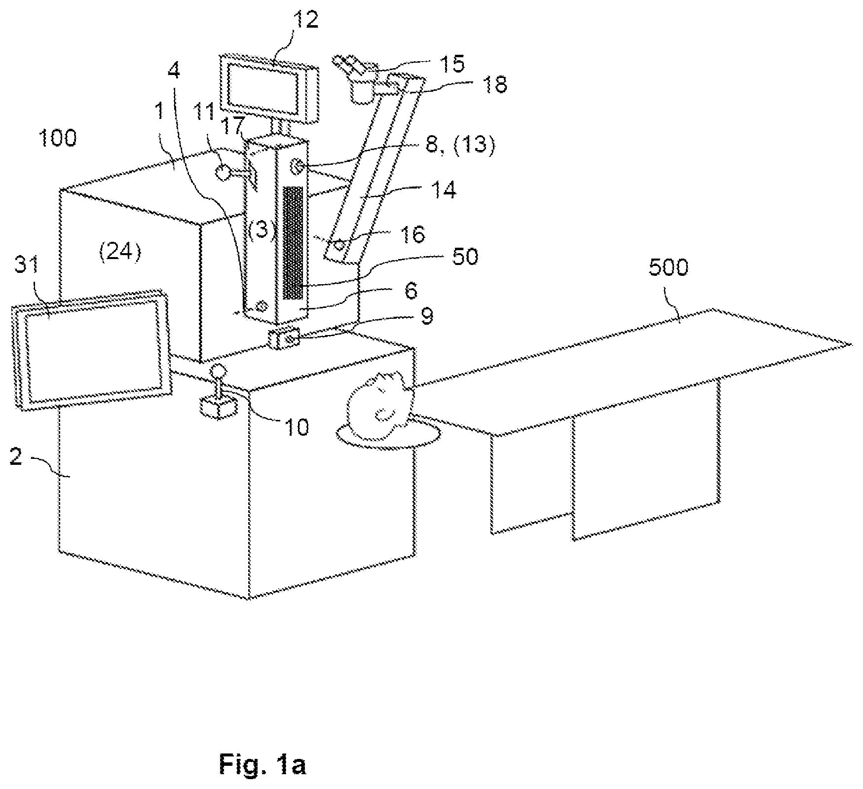 Patent US12376992 Figure 1 – Ophthalmological laser therapy system with lighting assembly