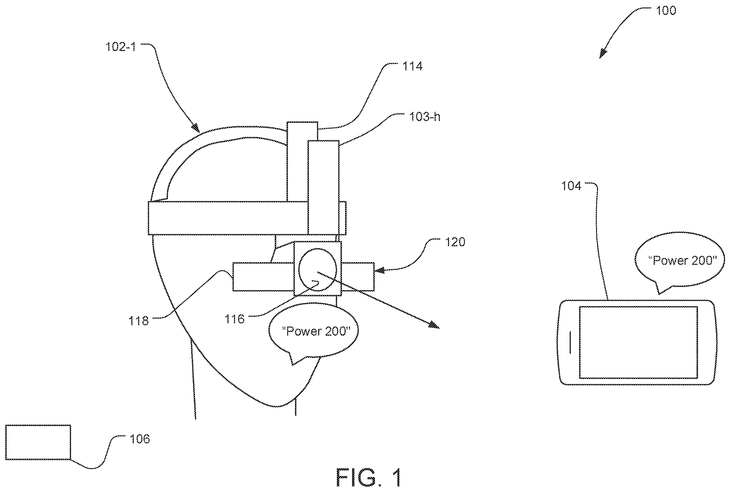 Patent US12376994 Figure 1 – Body mounted laser indirect ophthalmoscope (LIO) system