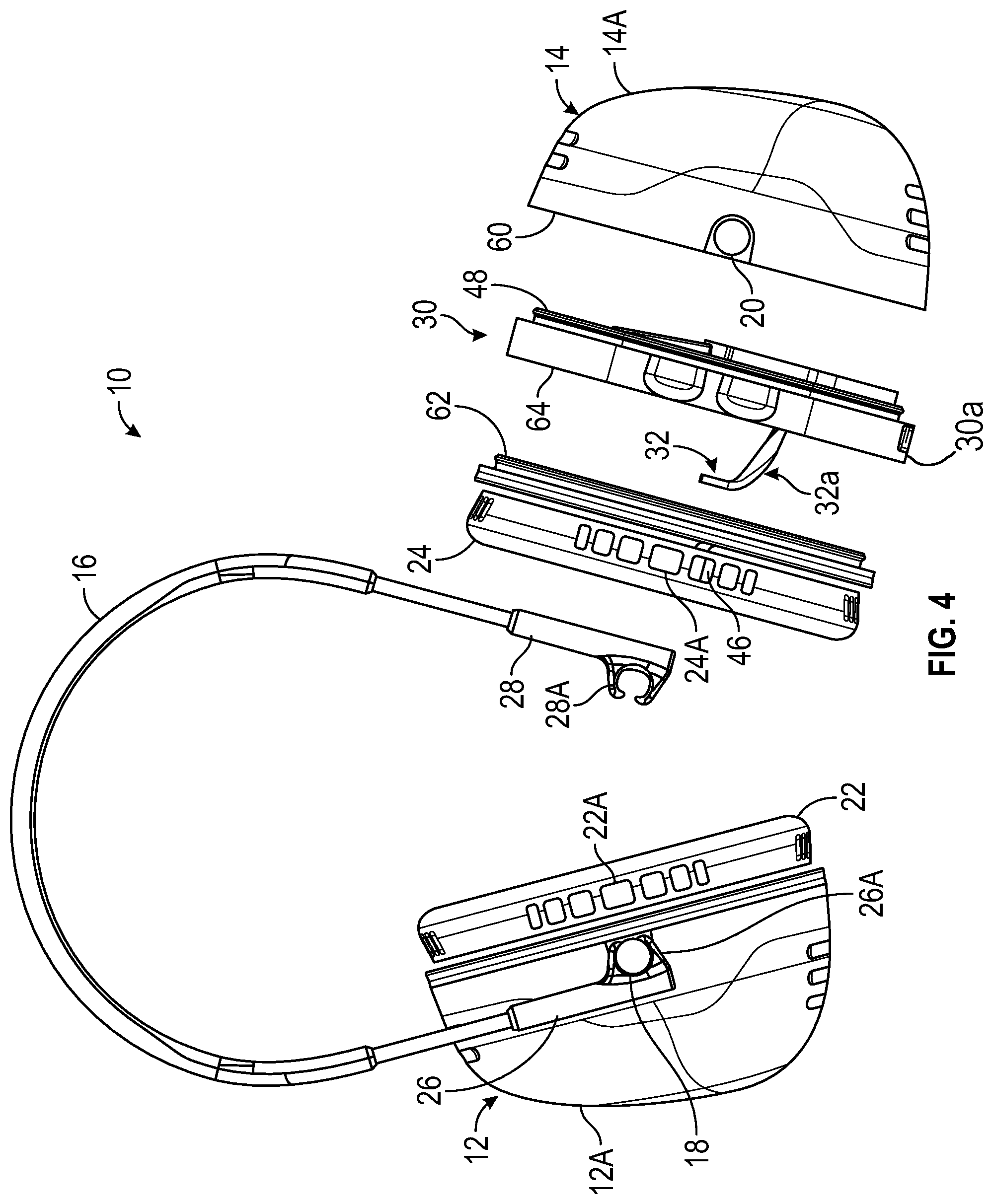 Patent US12376996 Figure 3 – Hearing protector with sensor module and method of retrofitting a hearing protector with a sensor module