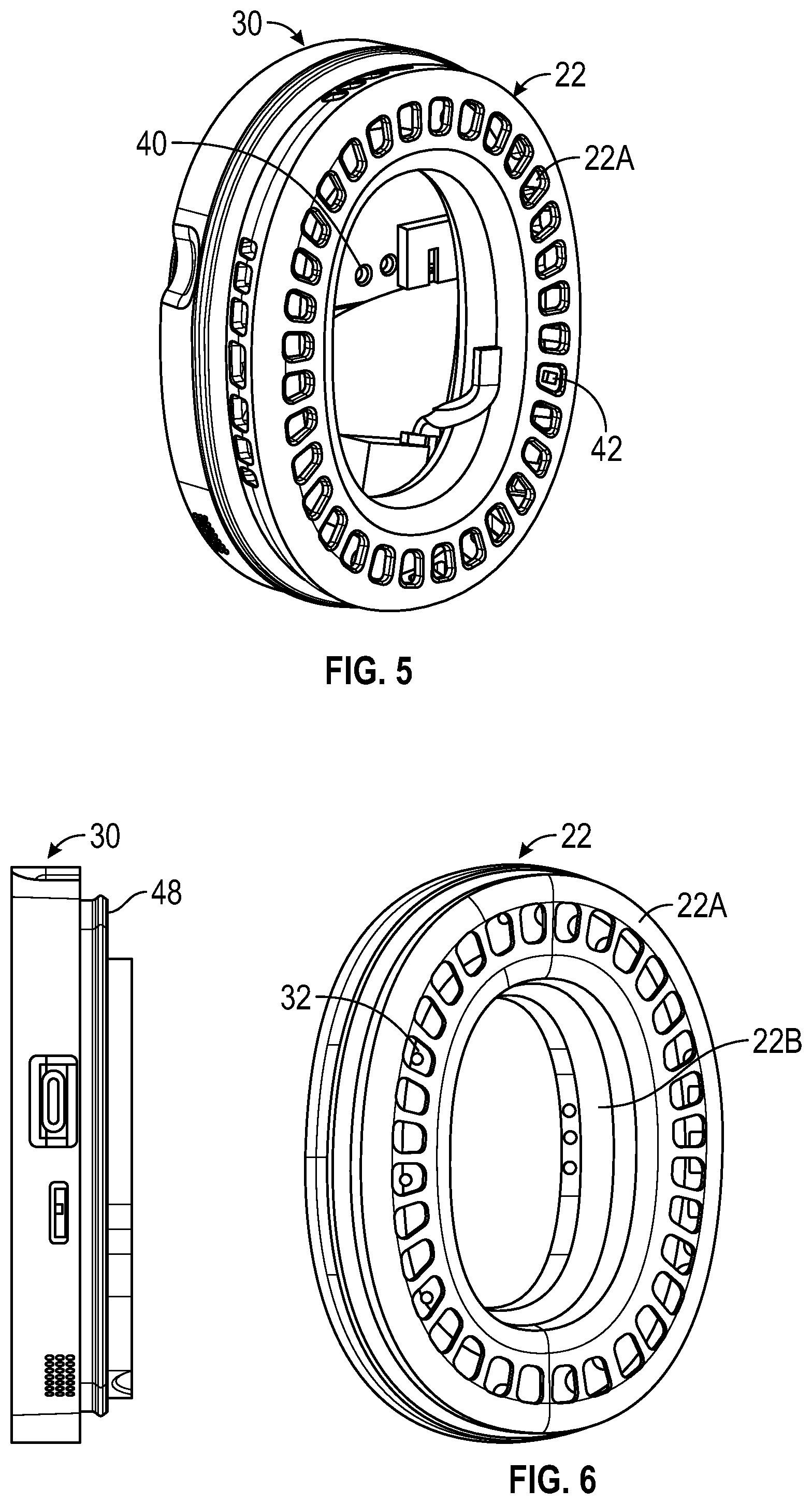 Patent US12376996 Figure 4 – Hearing protector with sensor module and method of retrofitting a hearing protector with a sensor module