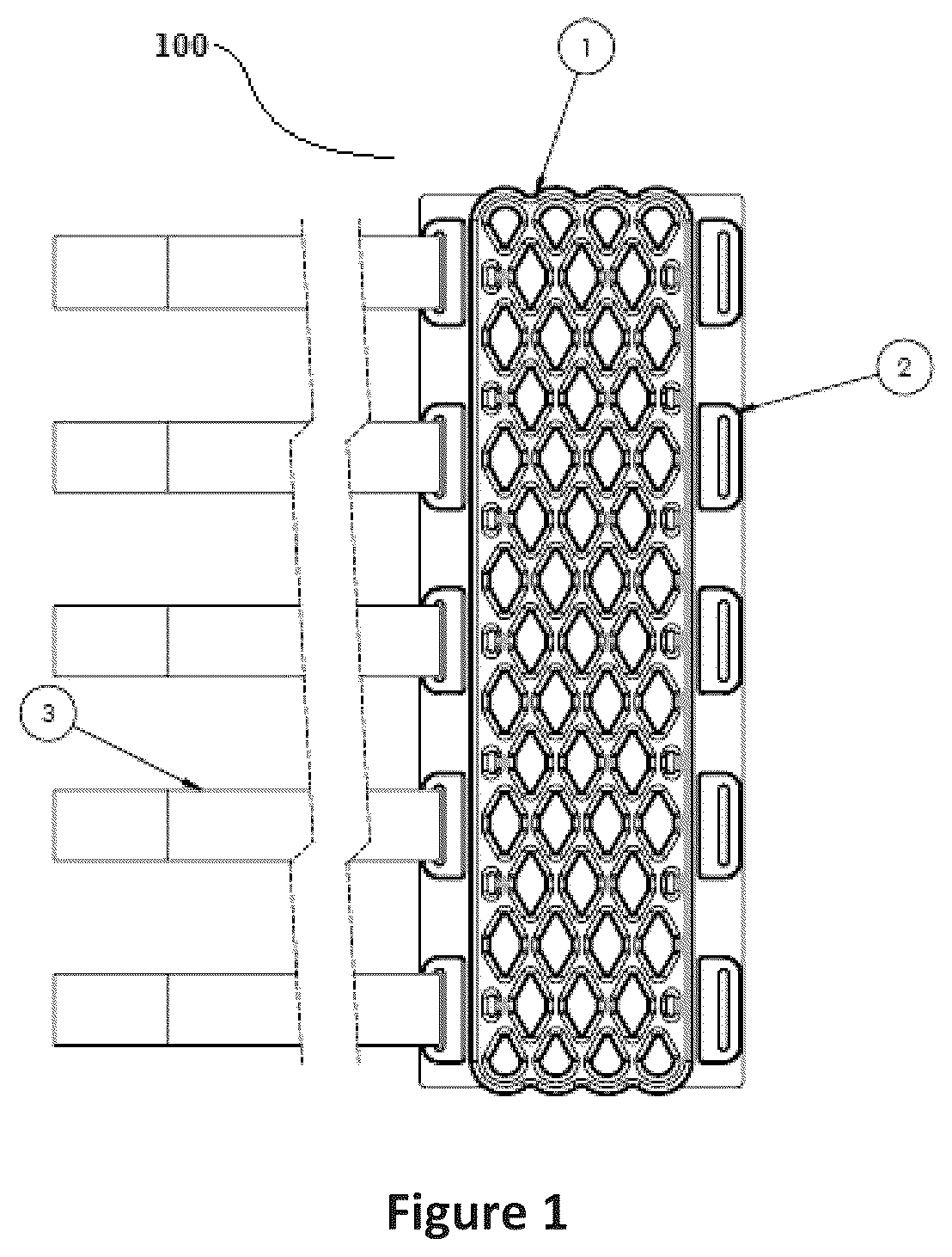 Patent US12376997 — Adjustable limb stabilization device — Figure 1