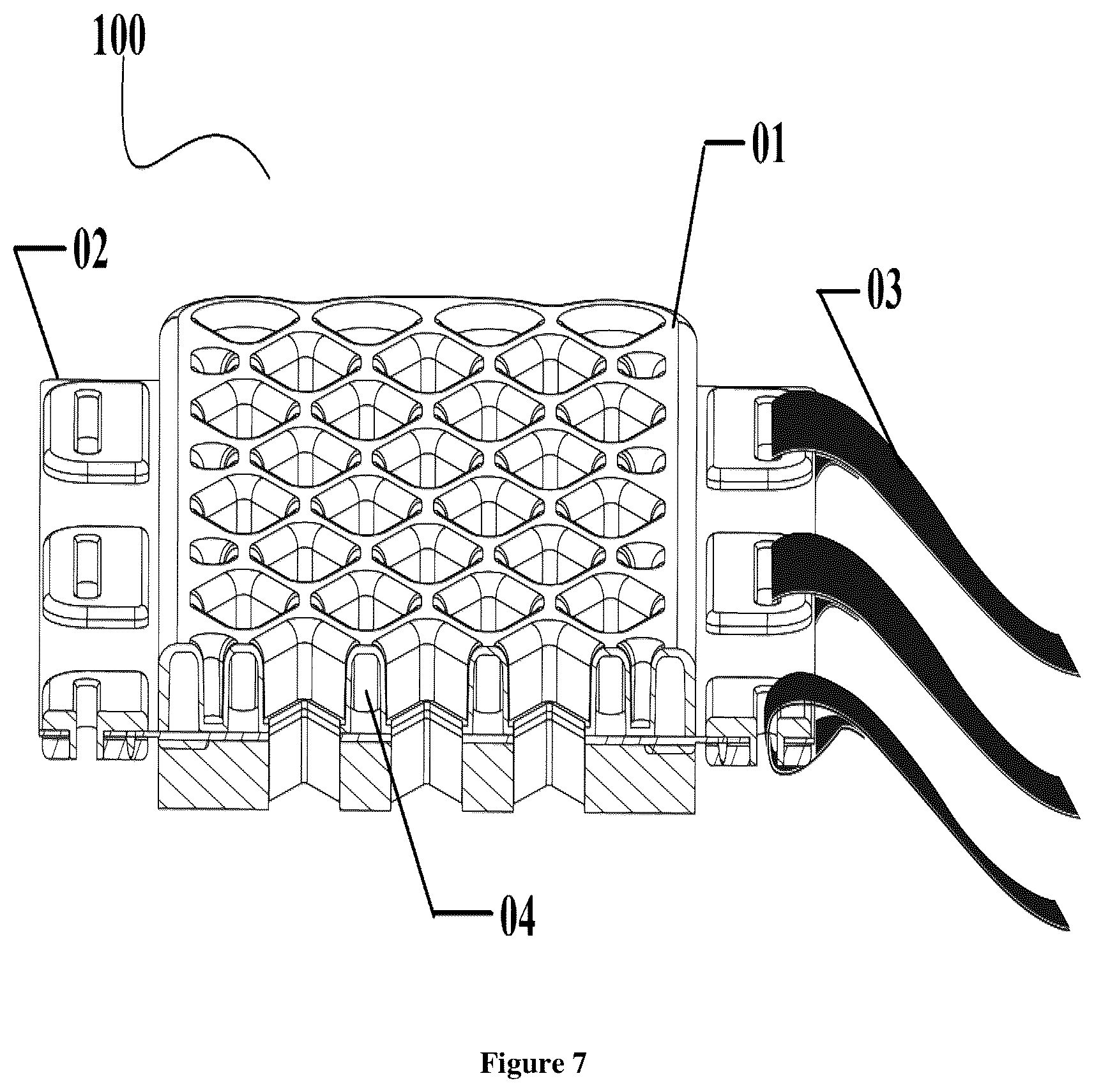 Patent US12376997 Figure 7 – Adjustable limb stabilization device