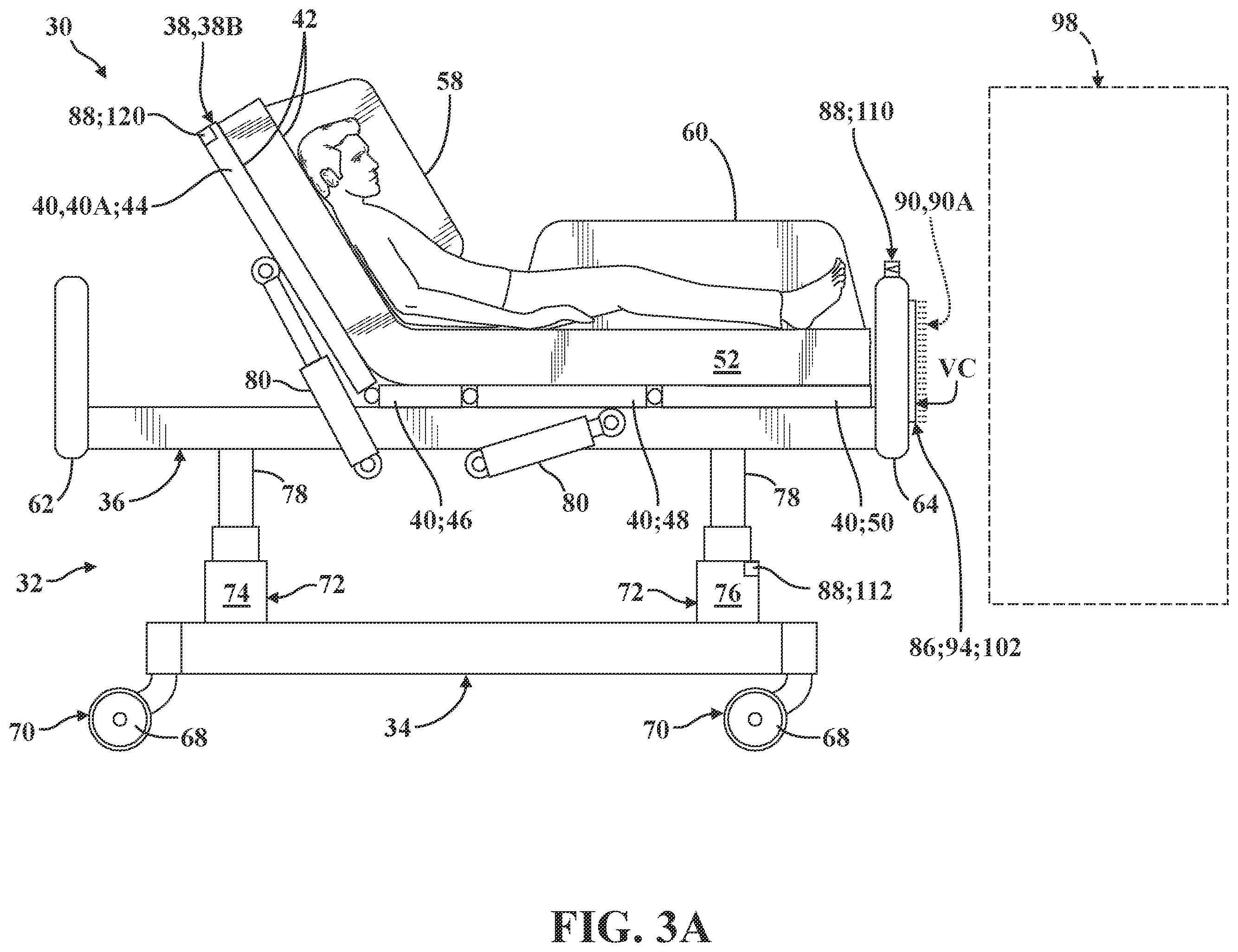 Patent US12377005 Figure 3 – Patient support apparatus control systems