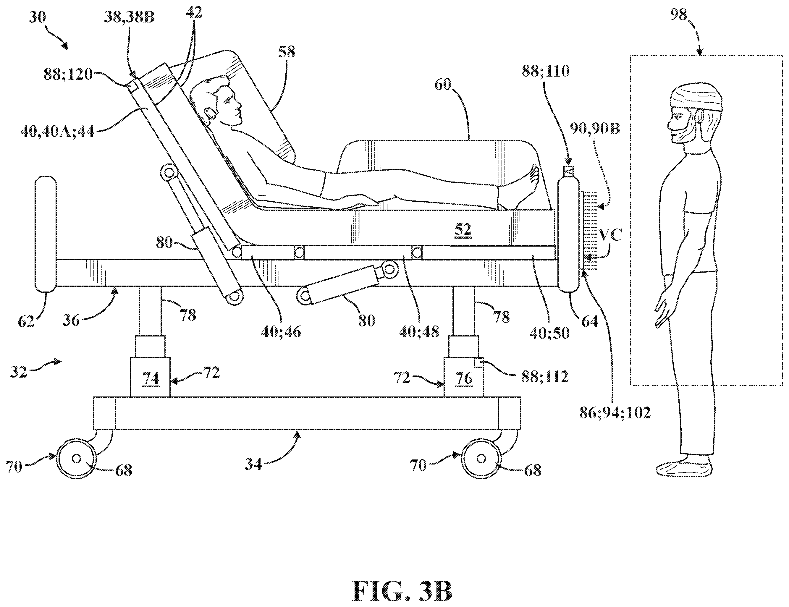 Patent US12377005 Figure 4 – Patient support apparatus control systems