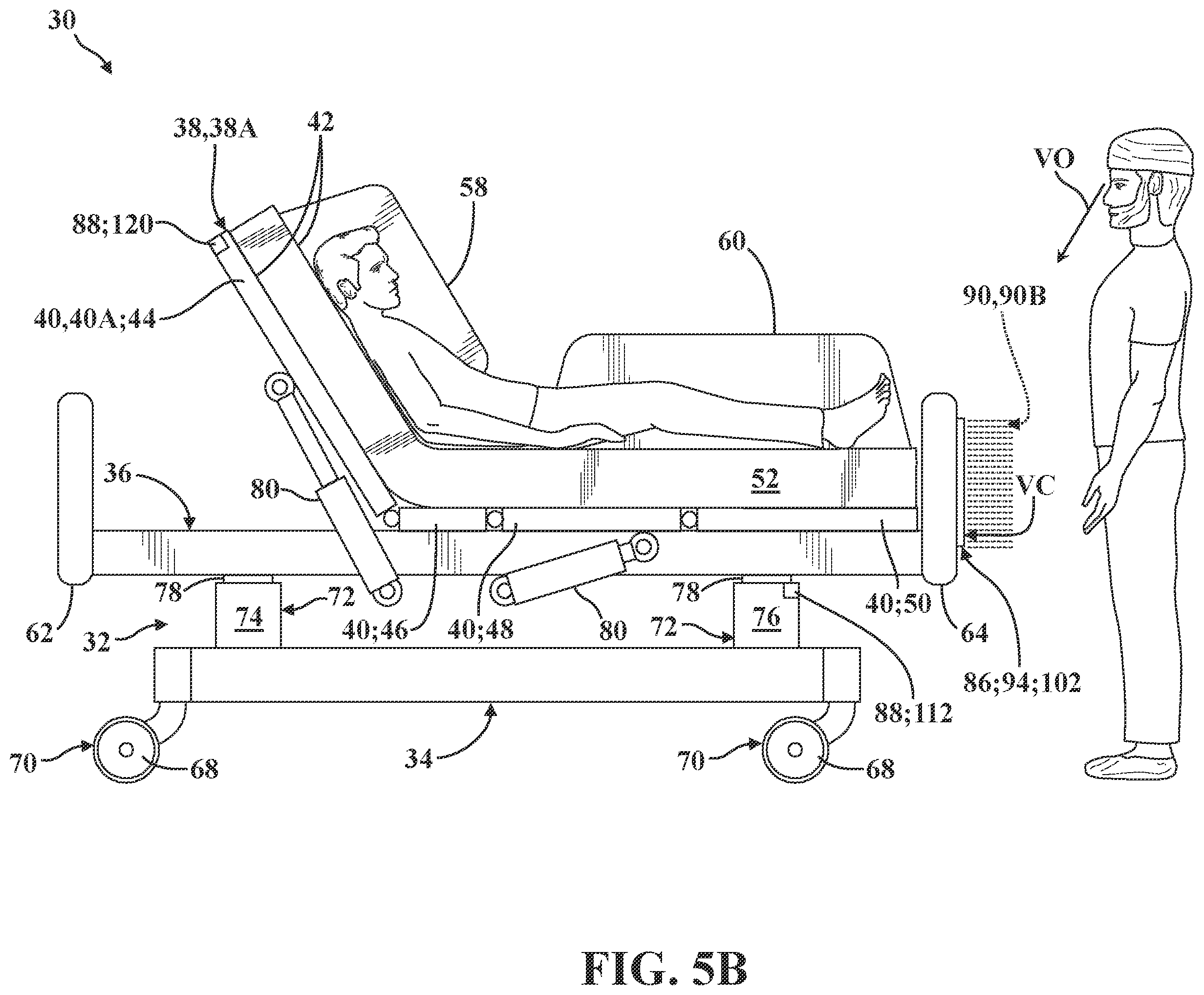 Patent US12377005 Figure 14 – Patient support apparatus control systems