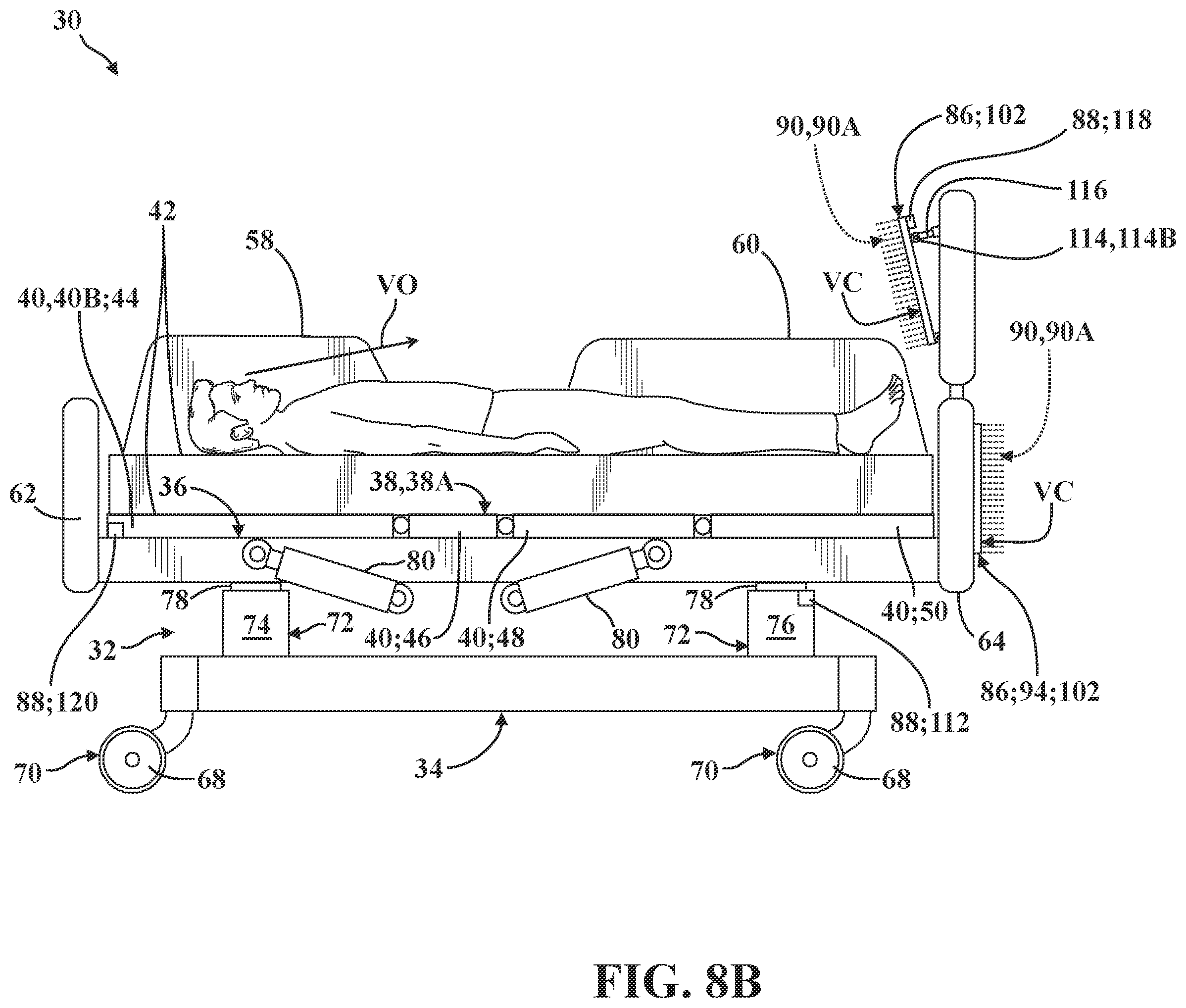 Patent US12377005 Figure 20 – Patient support apparatus control systems