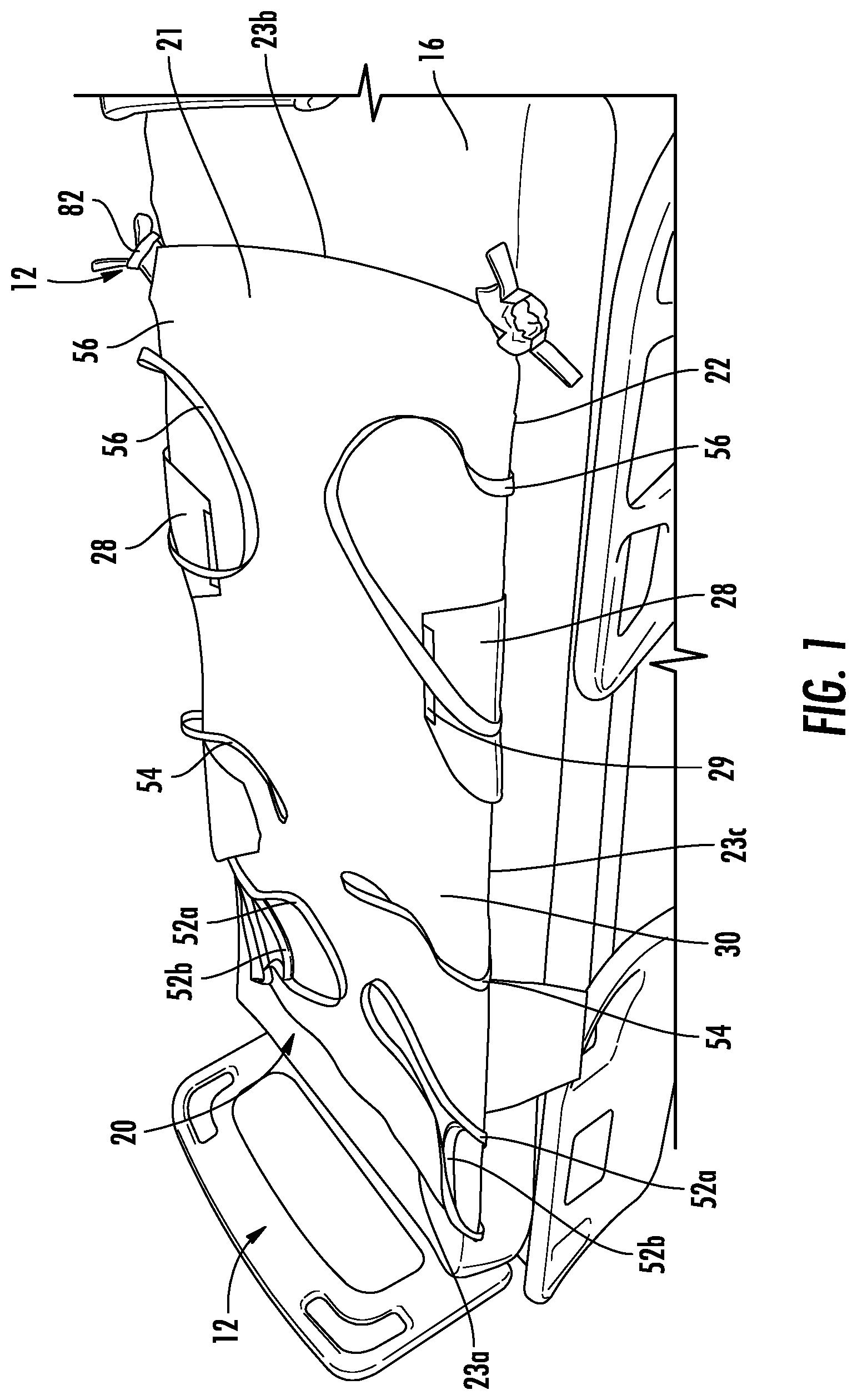 Patent US12377006 Figure 1 – Systems and methods for lifting and positioning a patient