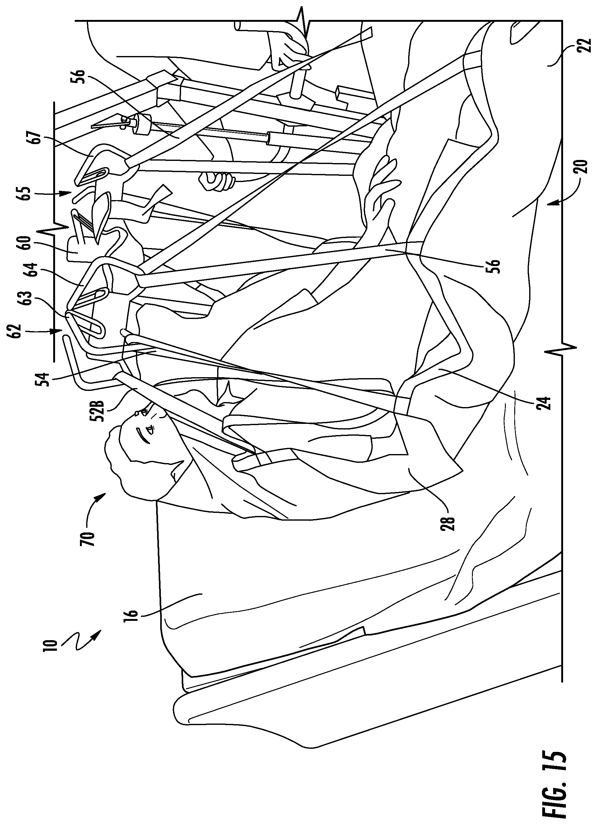Patent US12377006 Figure 14 – Systems and methods for lifting and positioning a patient