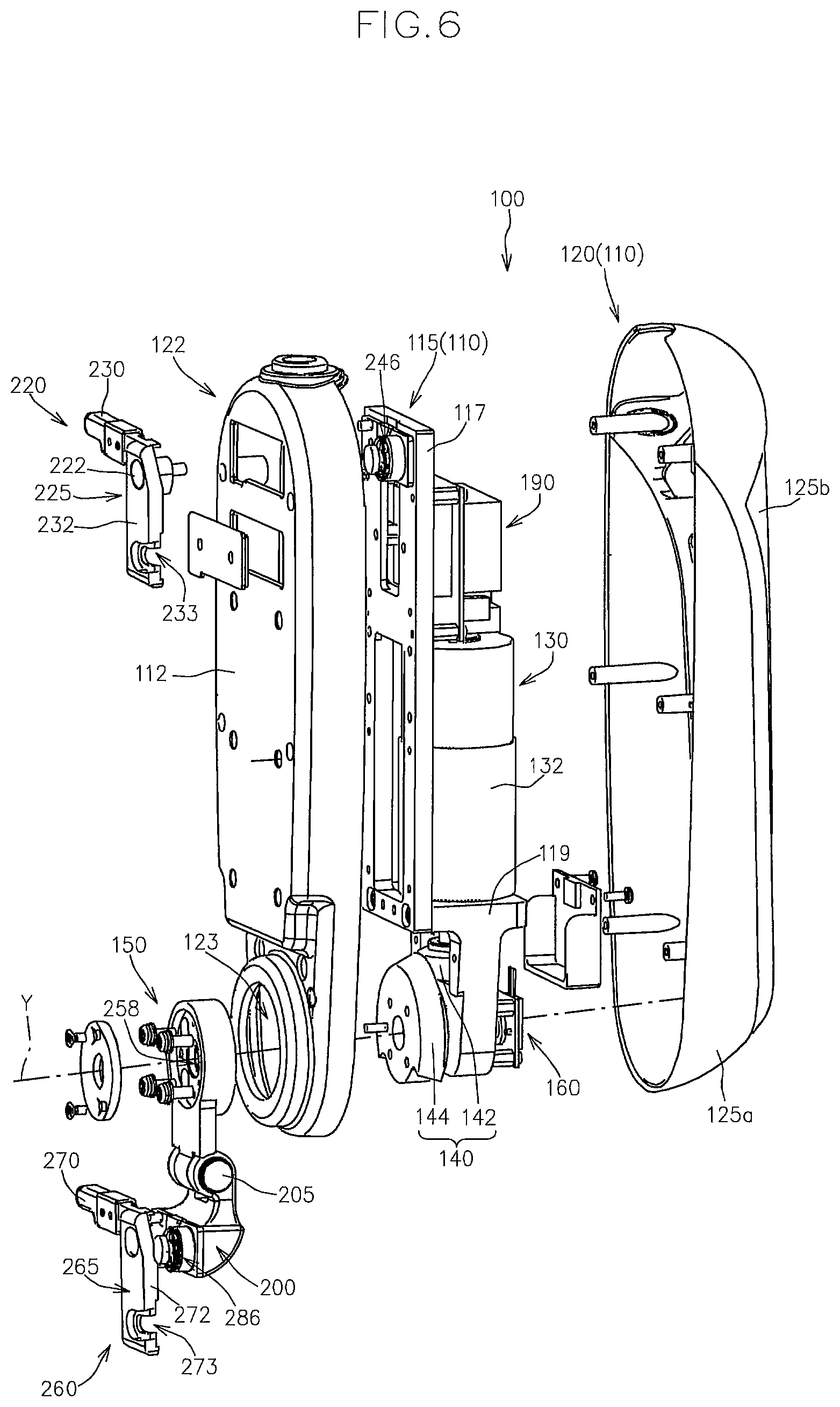 Patent US12377007 Figure 6 – Gait motion assisting apparatus