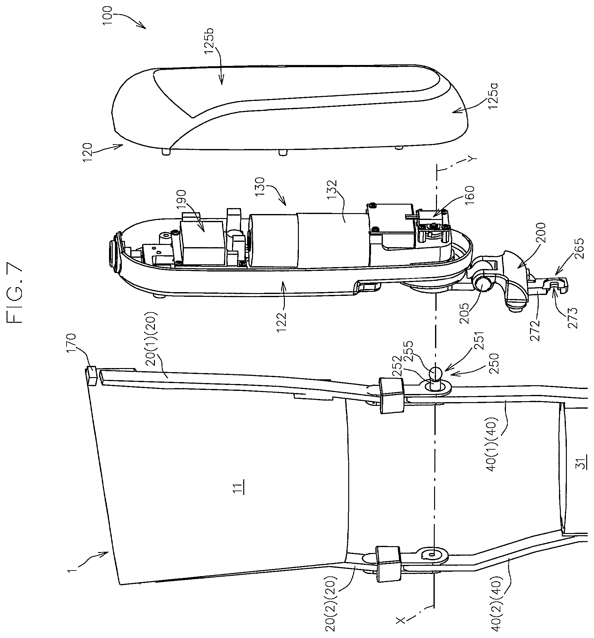 Patent US12377007 Figure 7 – Gait motion assisting apparatus