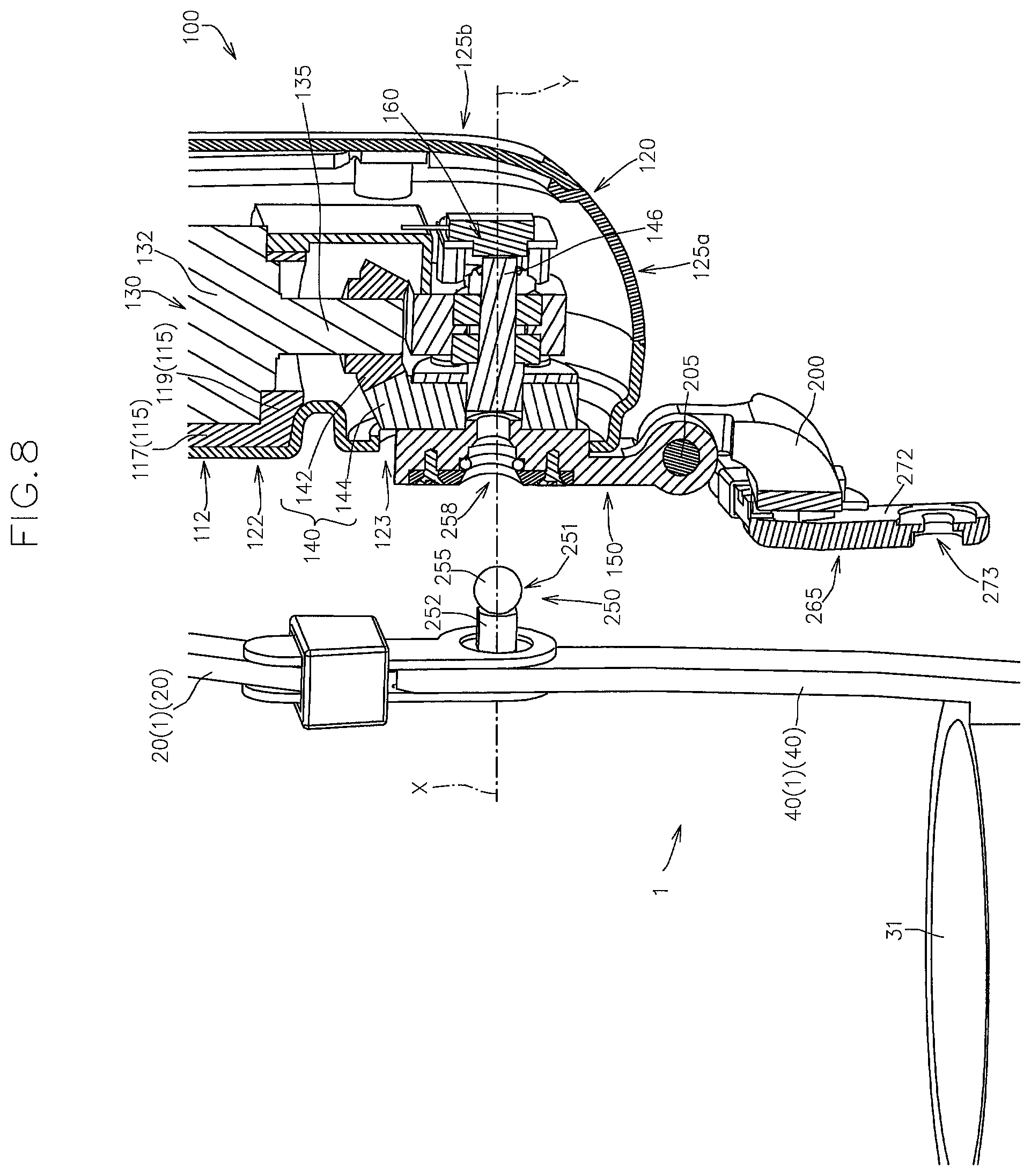 Patent US12377007 Figure 8 – Gait motion assisting apparatus