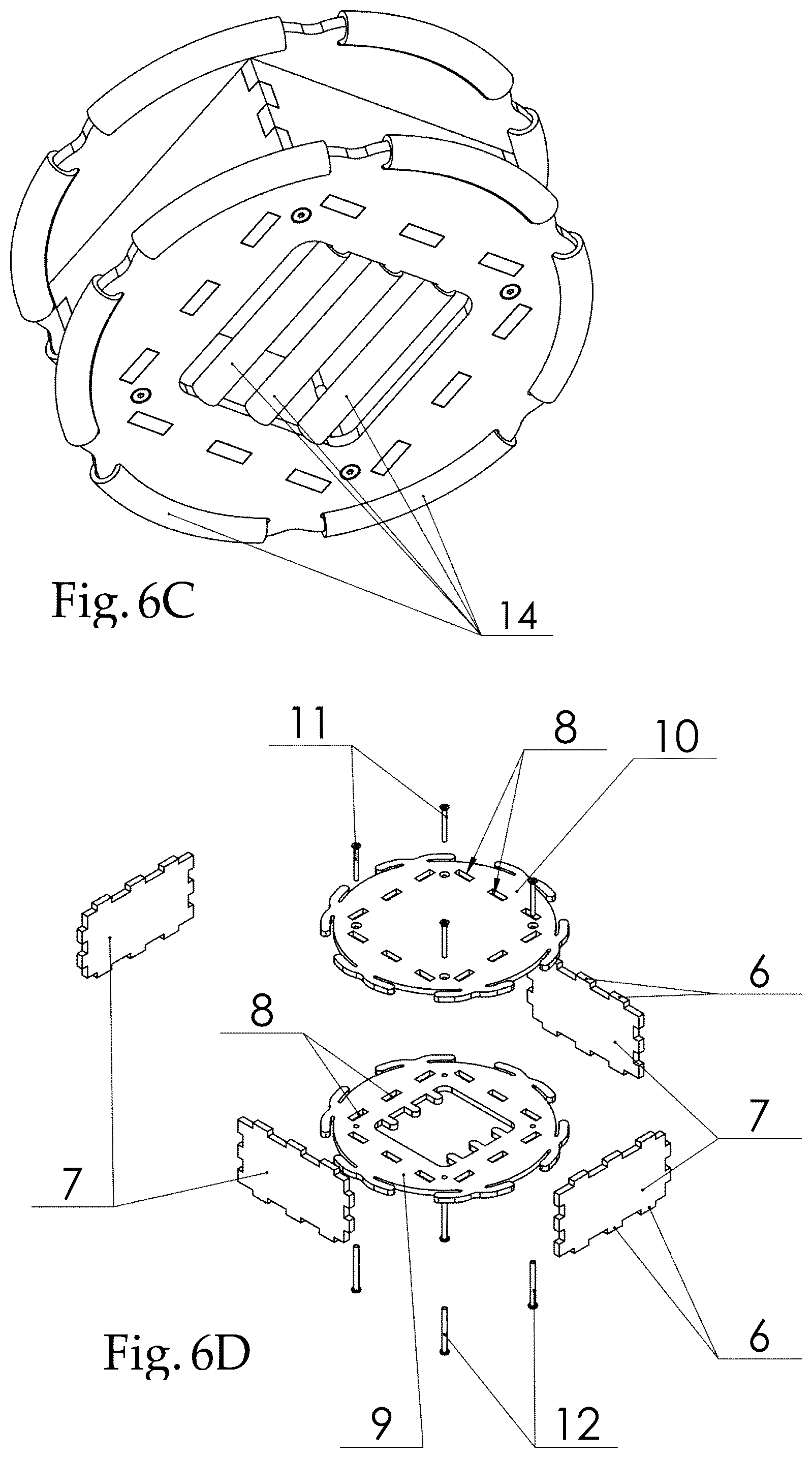 Patent US12377011 Figure 4 – Stair ascending and descending aid device with flexible tension elements