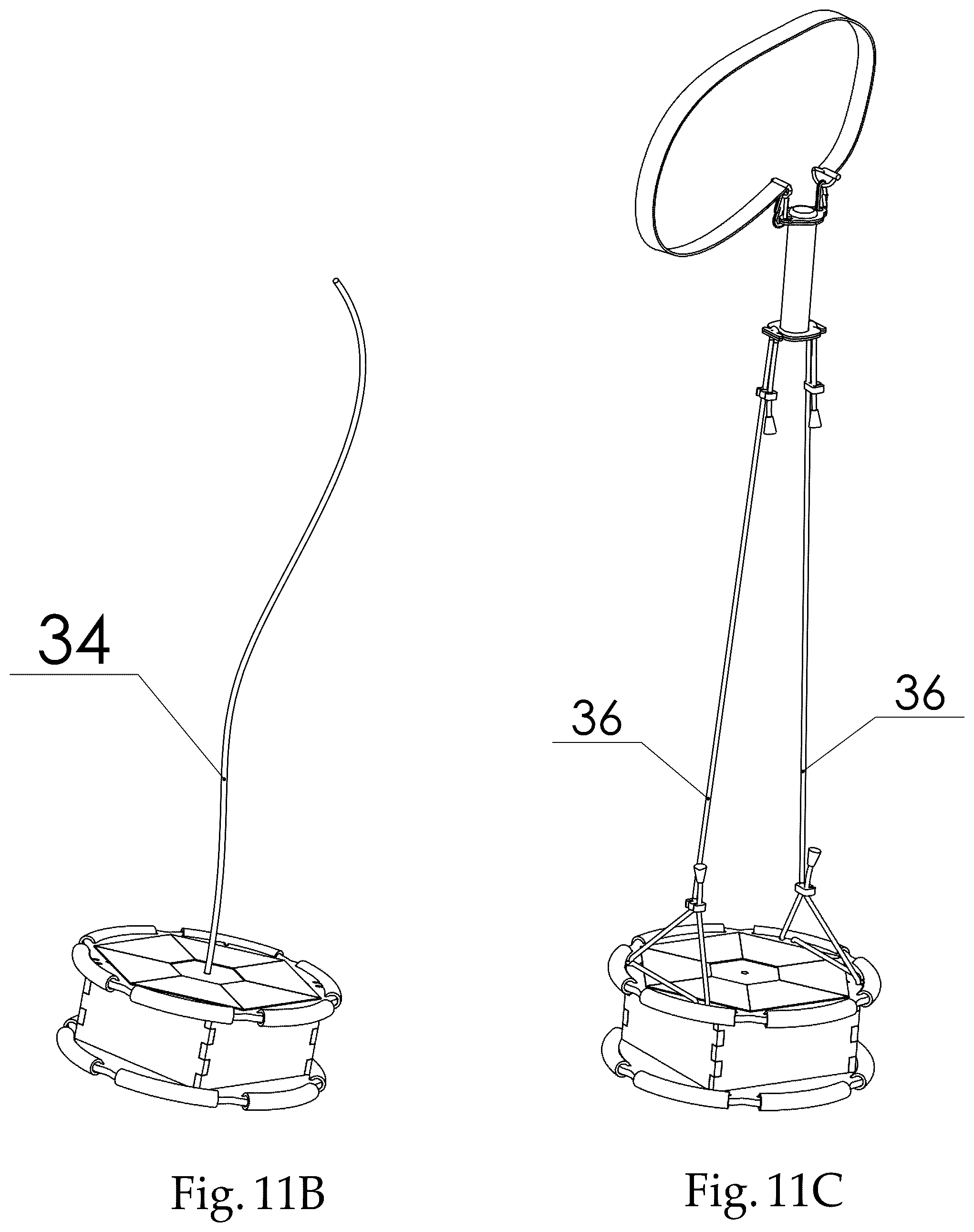 Patent US12377011 Figure 8 – Stair ascending and descending aid device with flexible tension elements