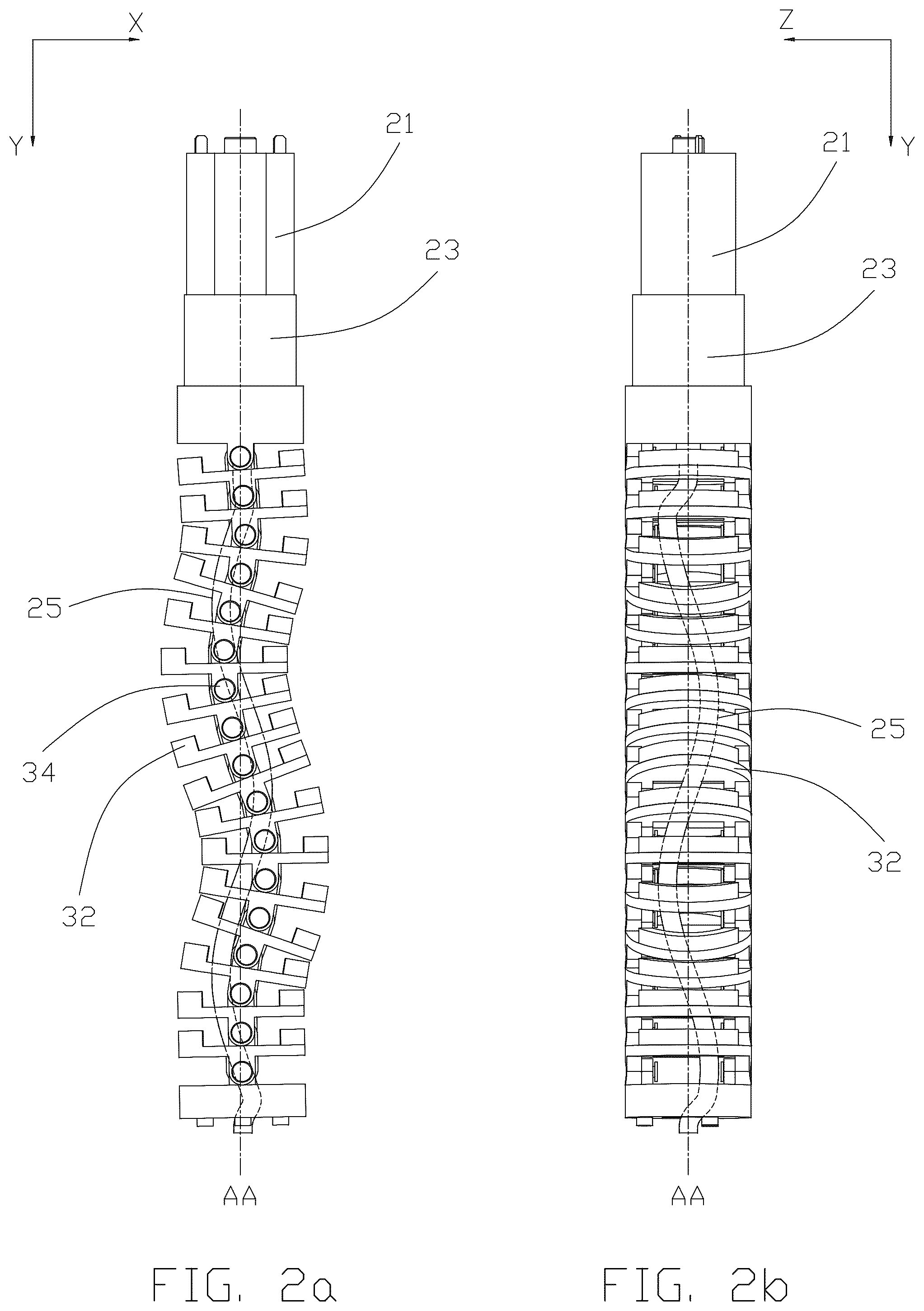 Patent US12377014 Figure 2 – Massage device