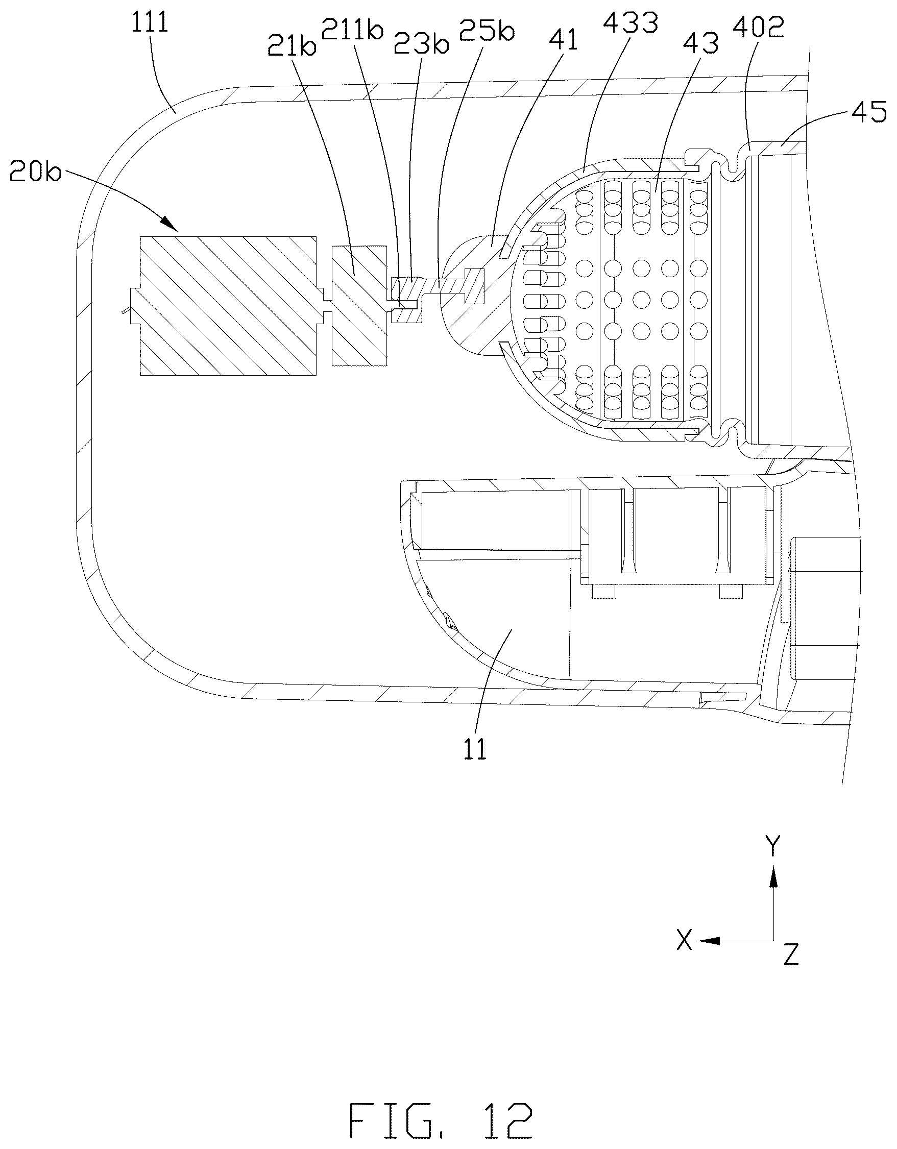 Patent US12377015 Figure 12 – Sperm extractor and stimulating device
