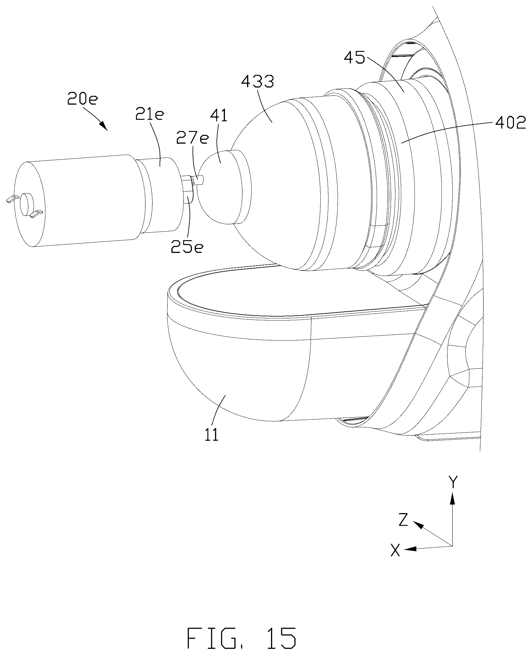 Patent US12377015 Figure 15 – Sperm extractor and stimulating device