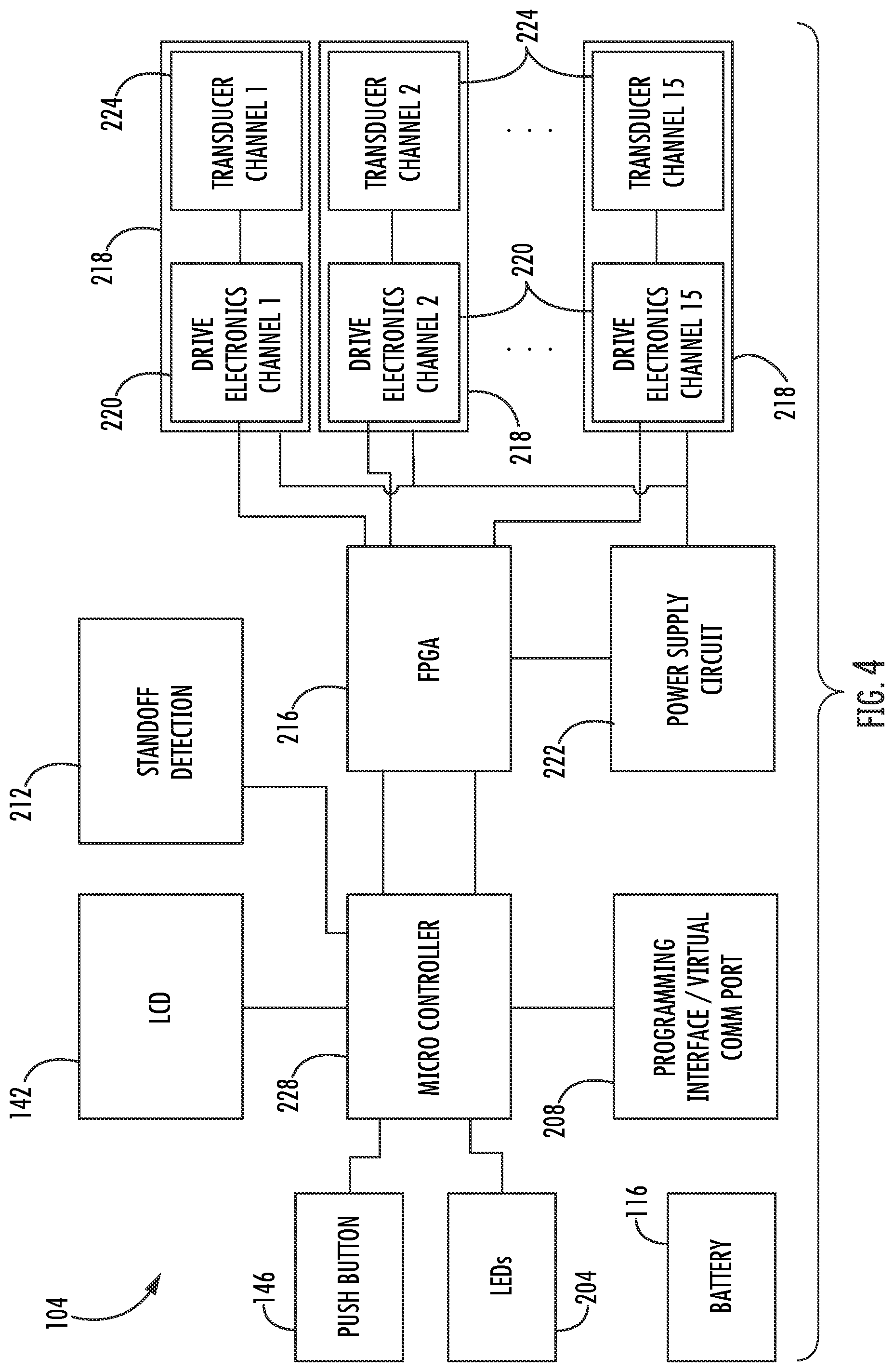 Patent US12377017 Figure 5 – Handheld focused extracorporeal shock wave therapy device, kit, and method