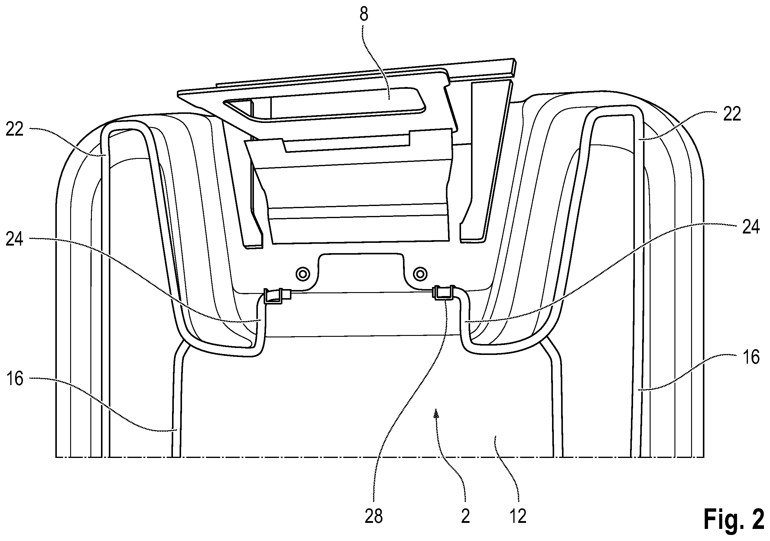 Patent US12377019 Figure 2 – Sterile container