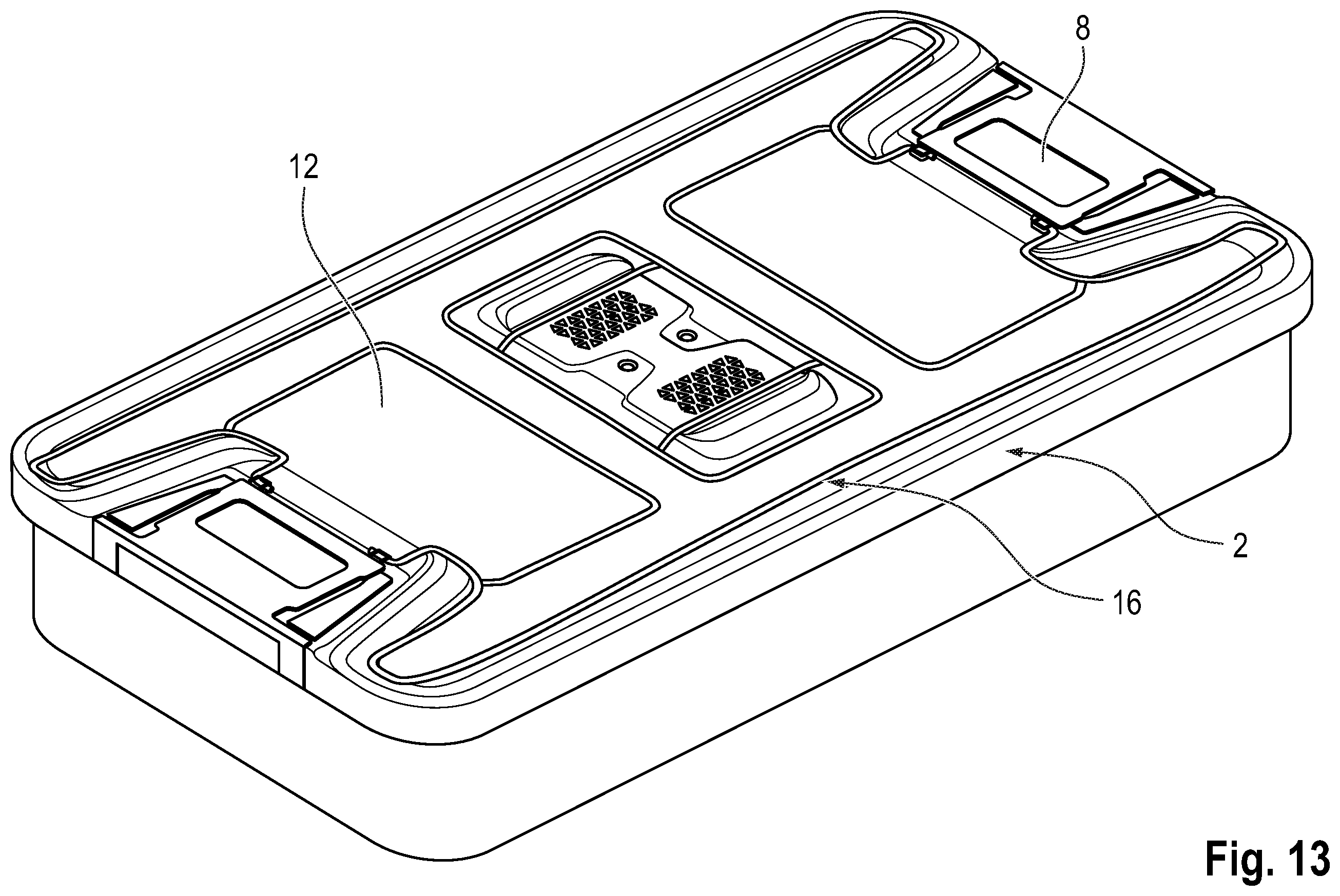 Patent US12377019 Figure 12 – Sterile container