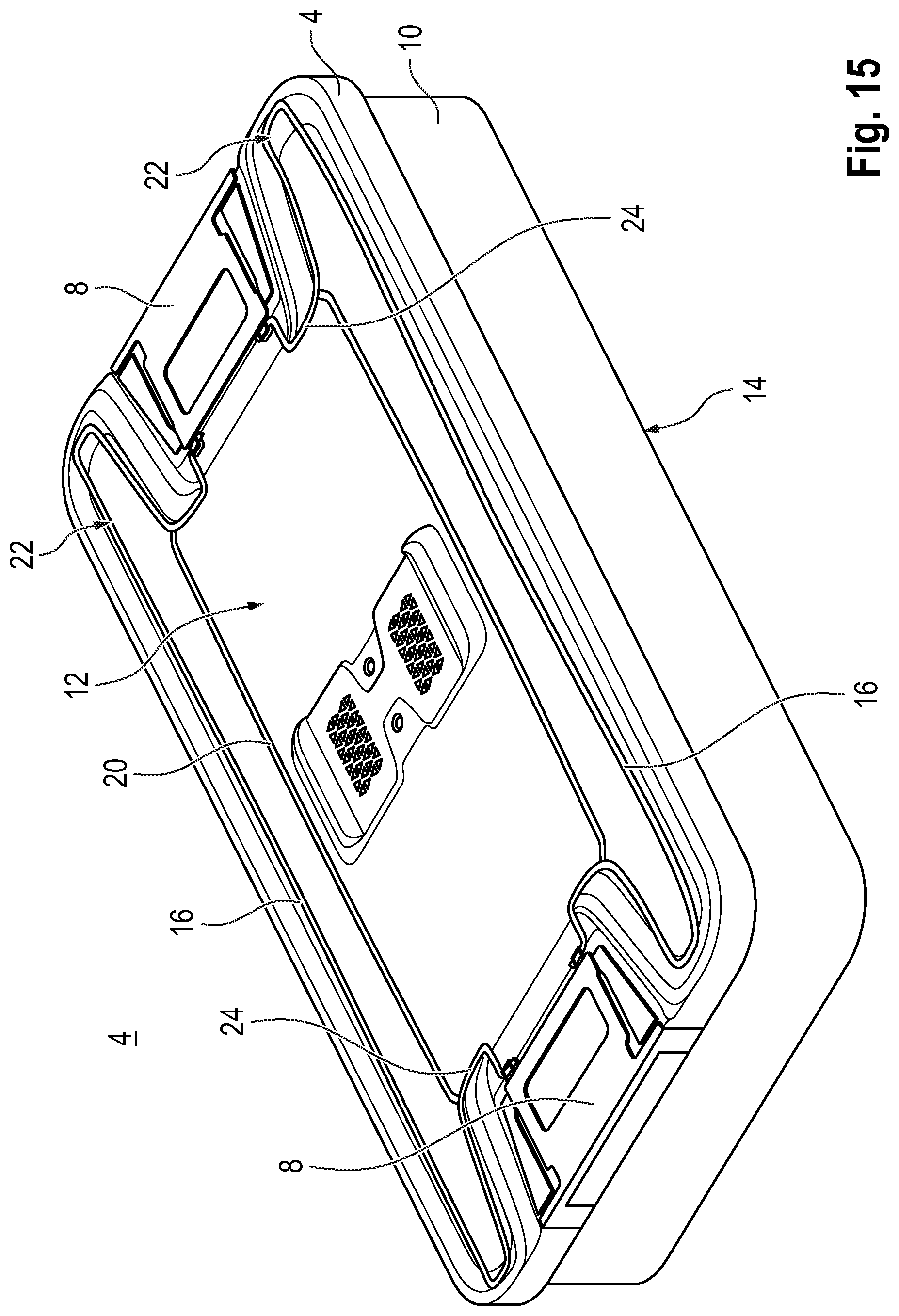 Patent US12377019 Figure 14 – Sterile container
