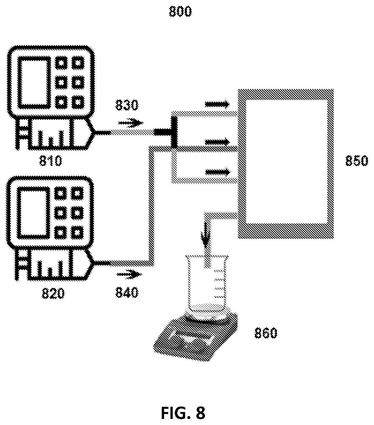 Patent US12377050 Figure 8 – Methods of forming particles by continuous droplet formation and dehydration