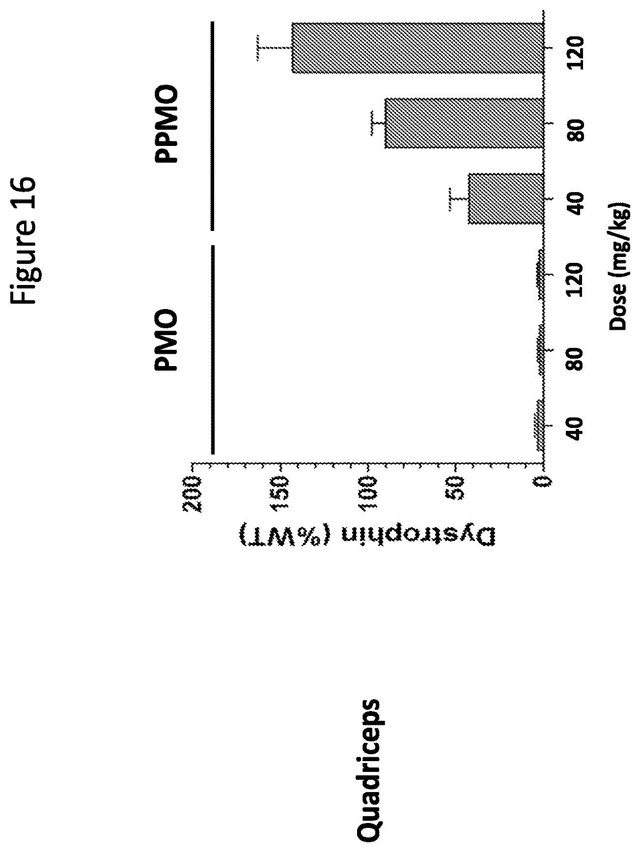 Patent US12377150 Figure 19 – Exon skipping oligomer conjugates for muscular dystrophy