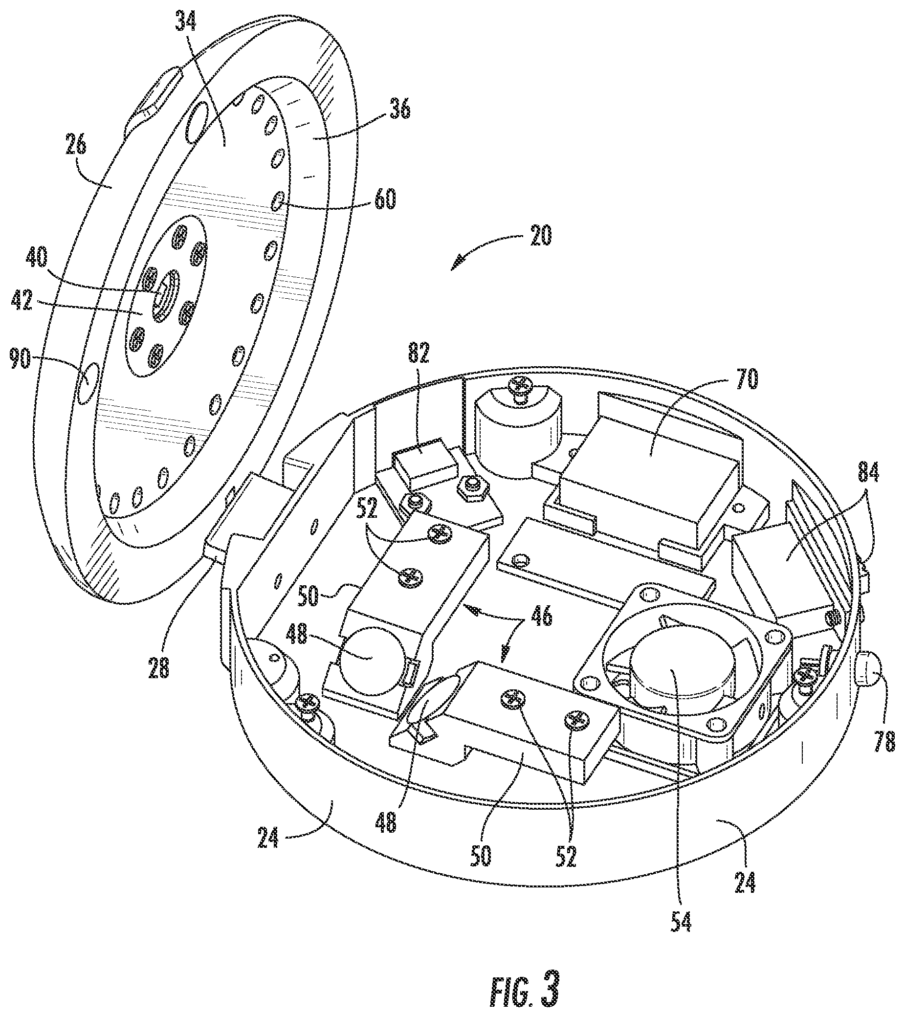Patent US12377179 Figure 3 – UV disinfection device and method