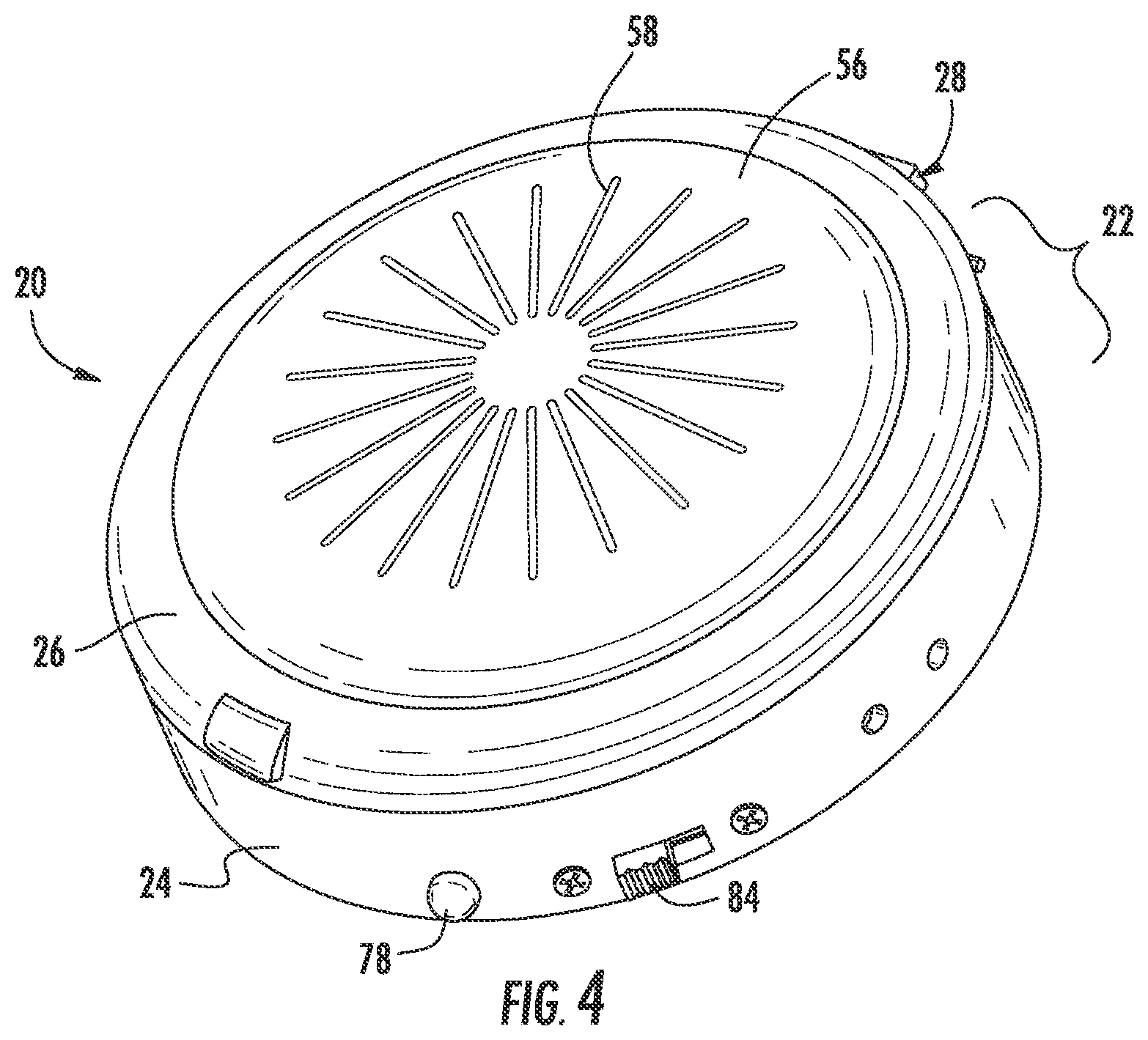Patent US12377179 Figure 4 – UV disinfection device and method