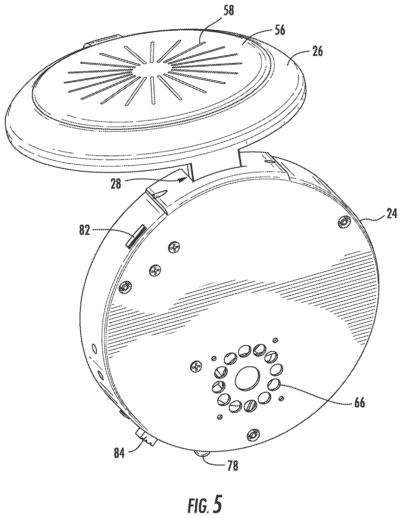 Patent US12377179 Figure 5 – UV disinfection device and method