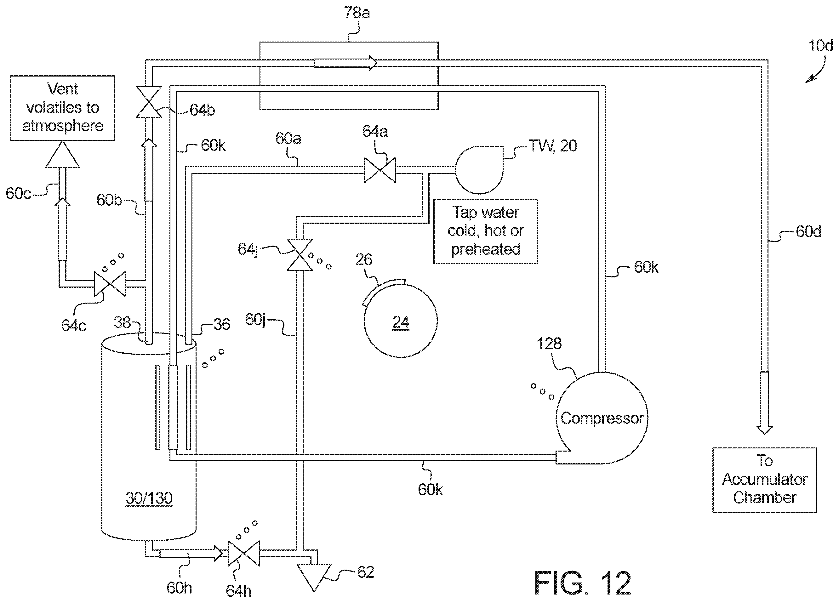 Patent US12377199 Figure 13 – Medical fluid therapy system and method employing distillation