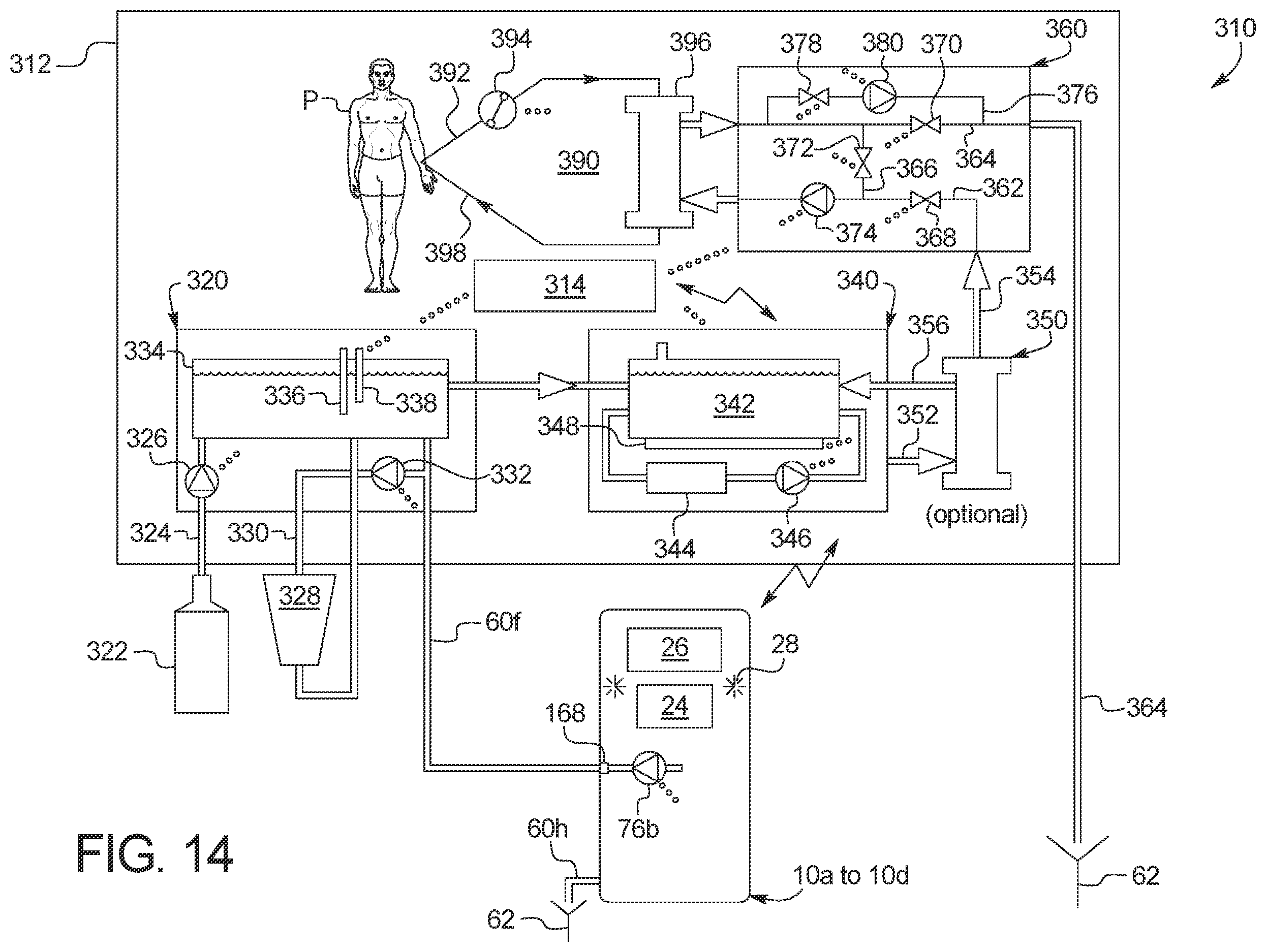 Patent US12377199 Figure 15 – Medical fluid therapy system and method employing distillation