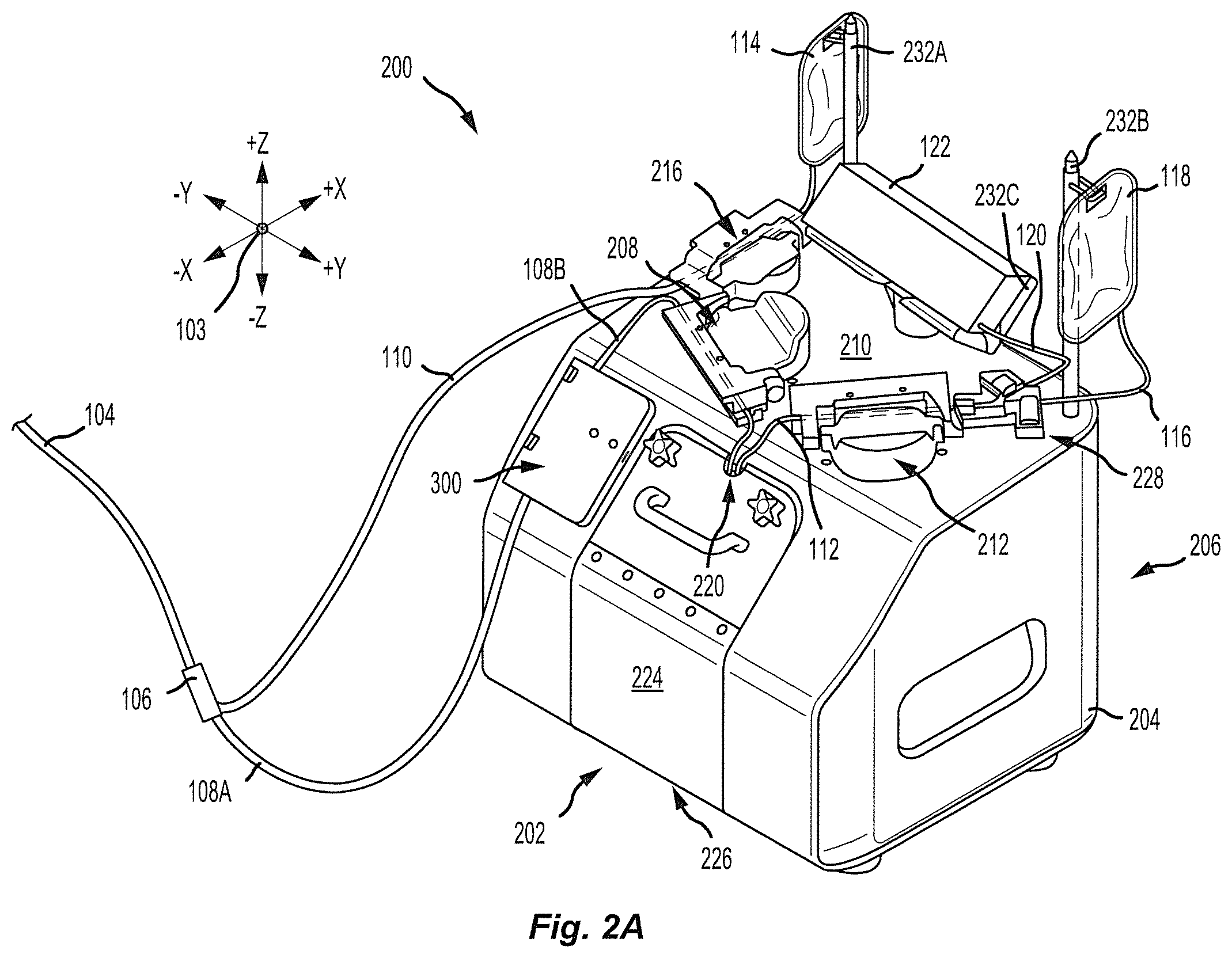 Patent US12377203 Figure 2 – Filler for an apheresis system