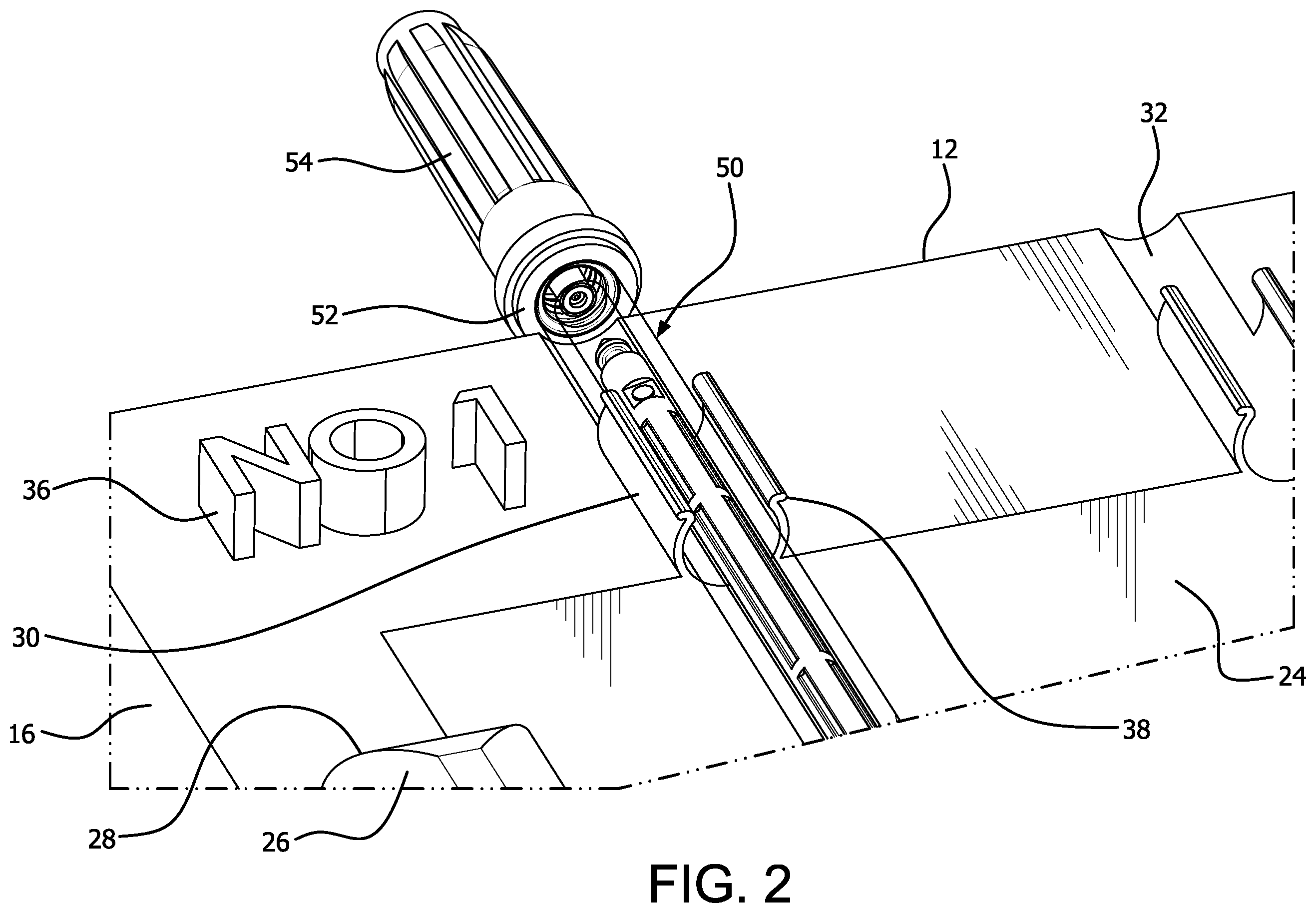 Patent US12377207 Figure 2 – Transportation tray for transportation of a filled syringe