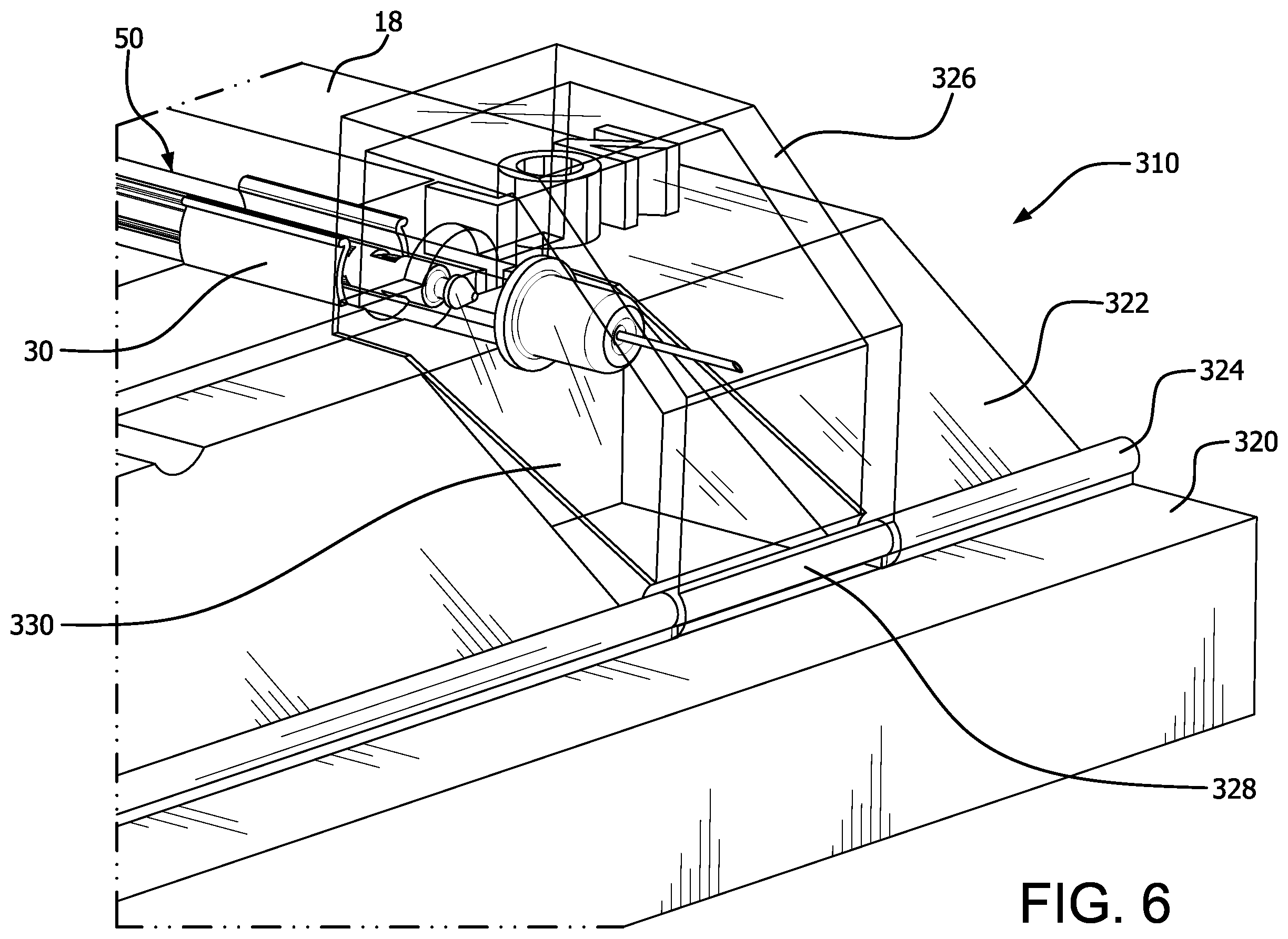 Patent US12377207 Figure 6 – Transportation tray for transportation of a filled syringe