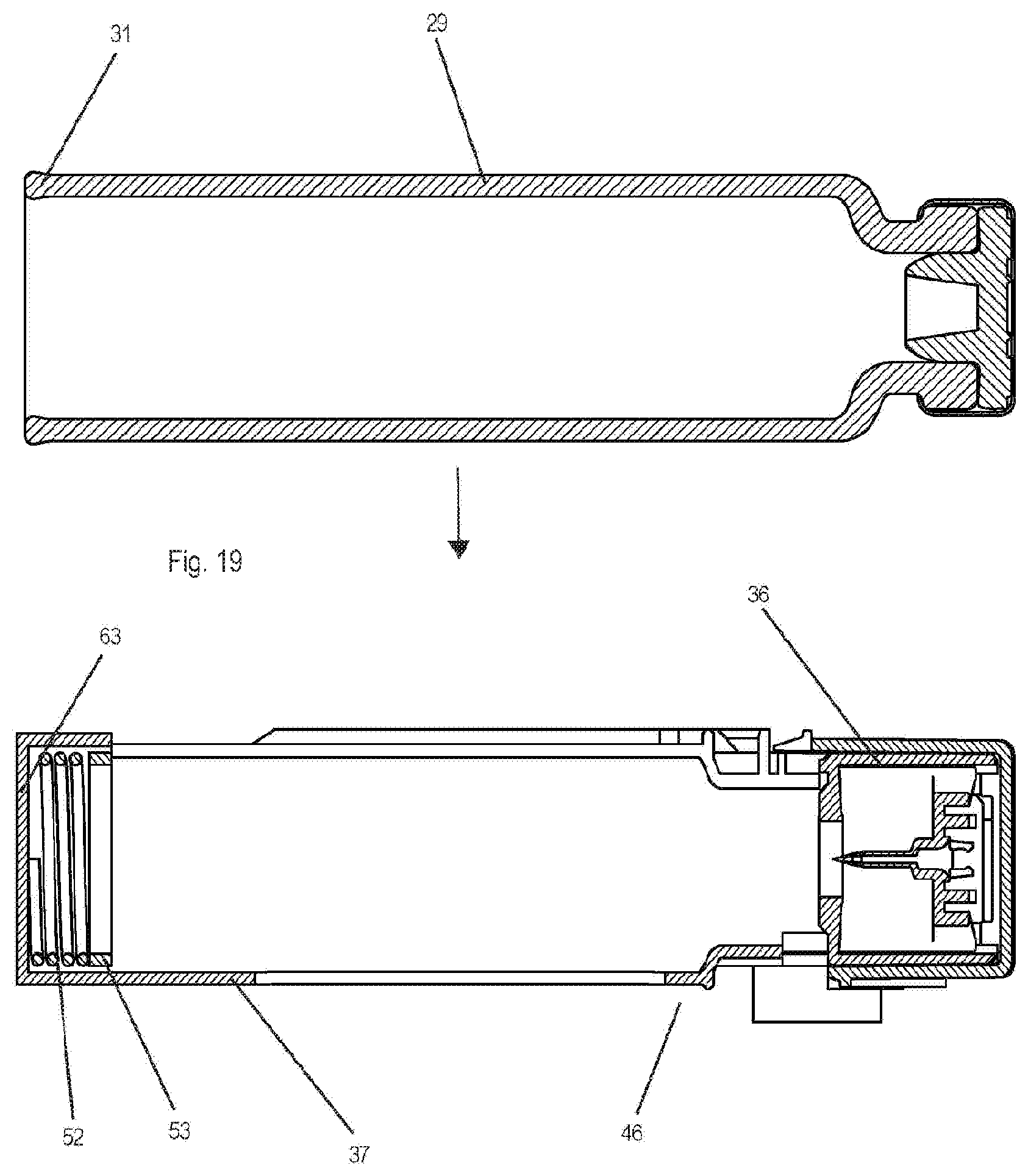Patent US12377220 Figure 16 – Assembly for an injection or infustion device